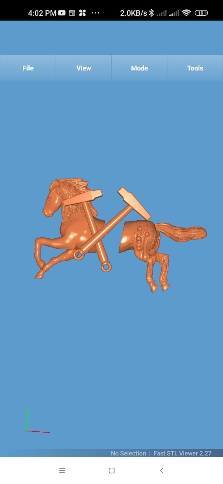 Horse pendants 3D print model 3D print model_4