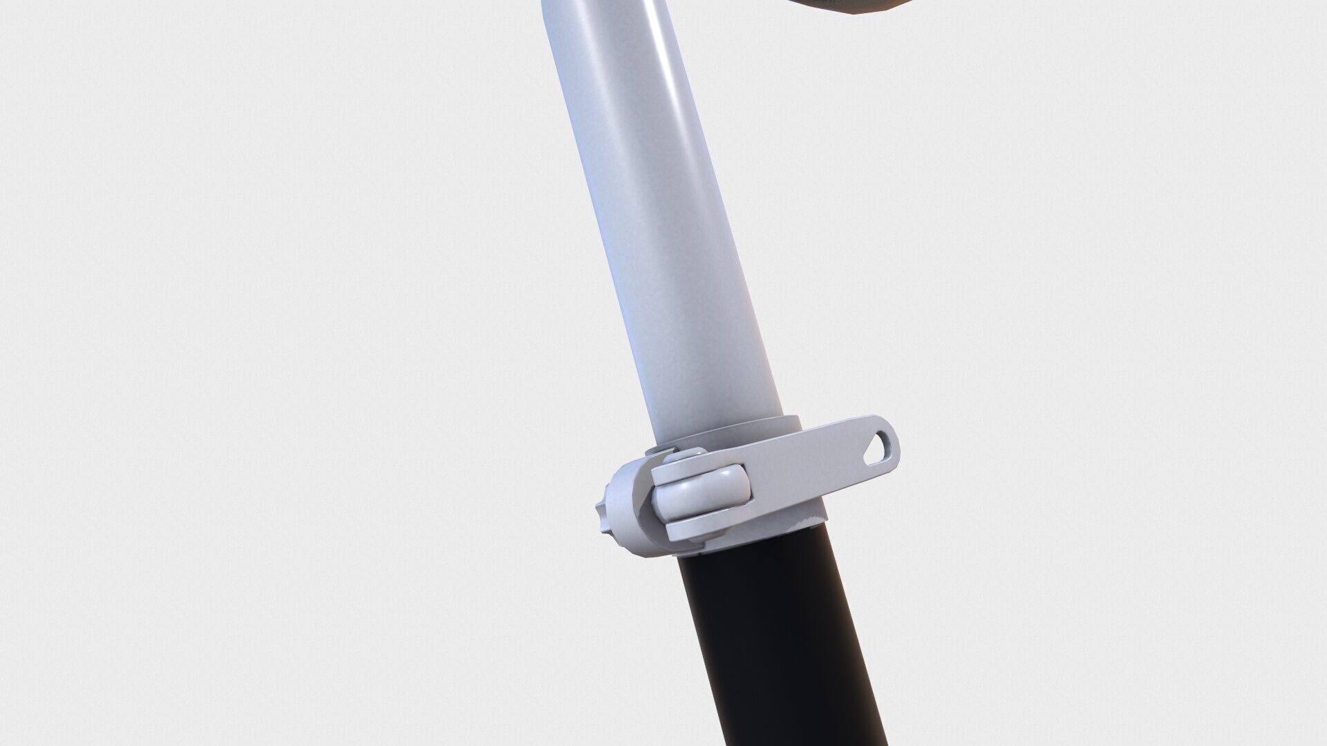 Bicycle Seat Low-poly 3D model_4