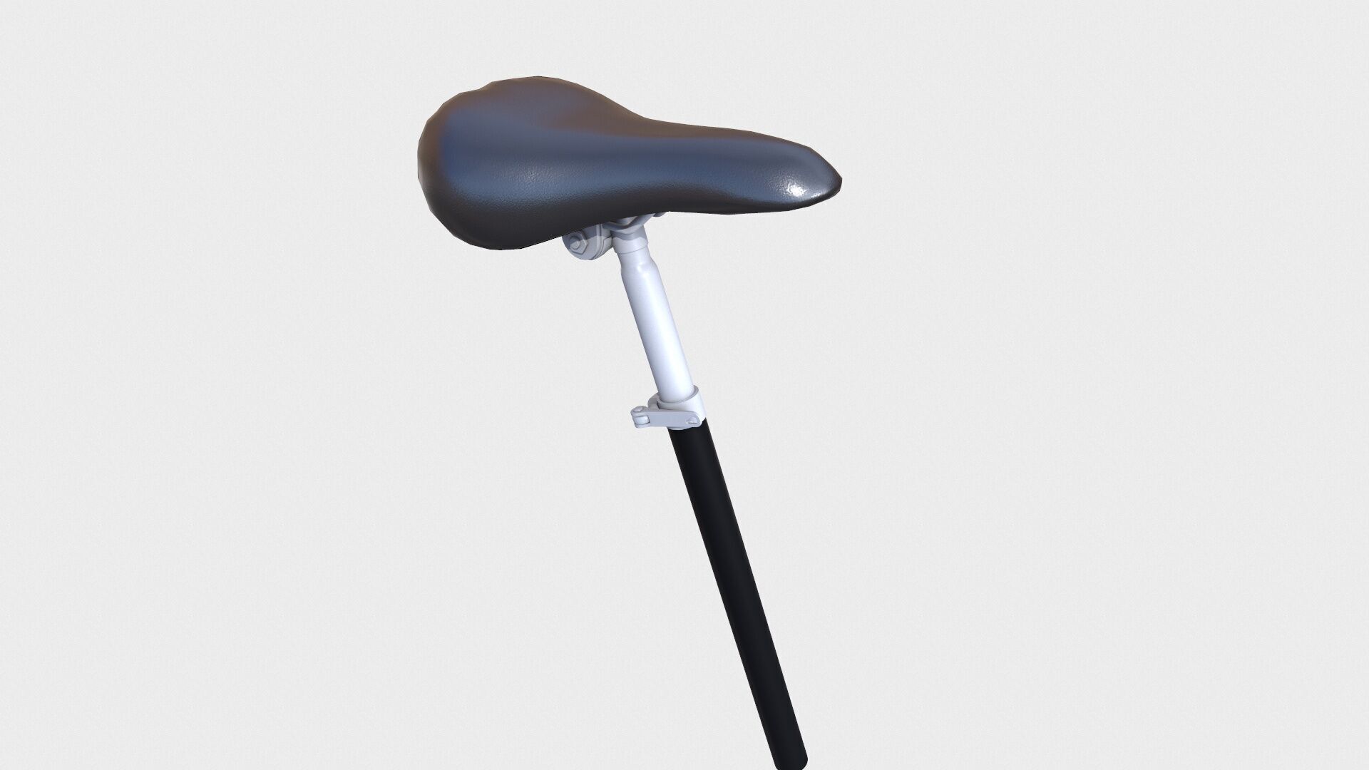 Bicycle Seat Low-poly 3D model_2