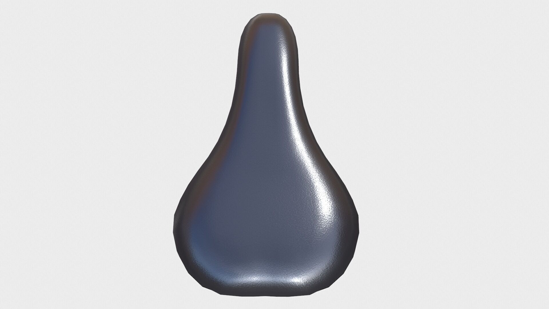 Bicycle Seat Low-poly 3D model_7
