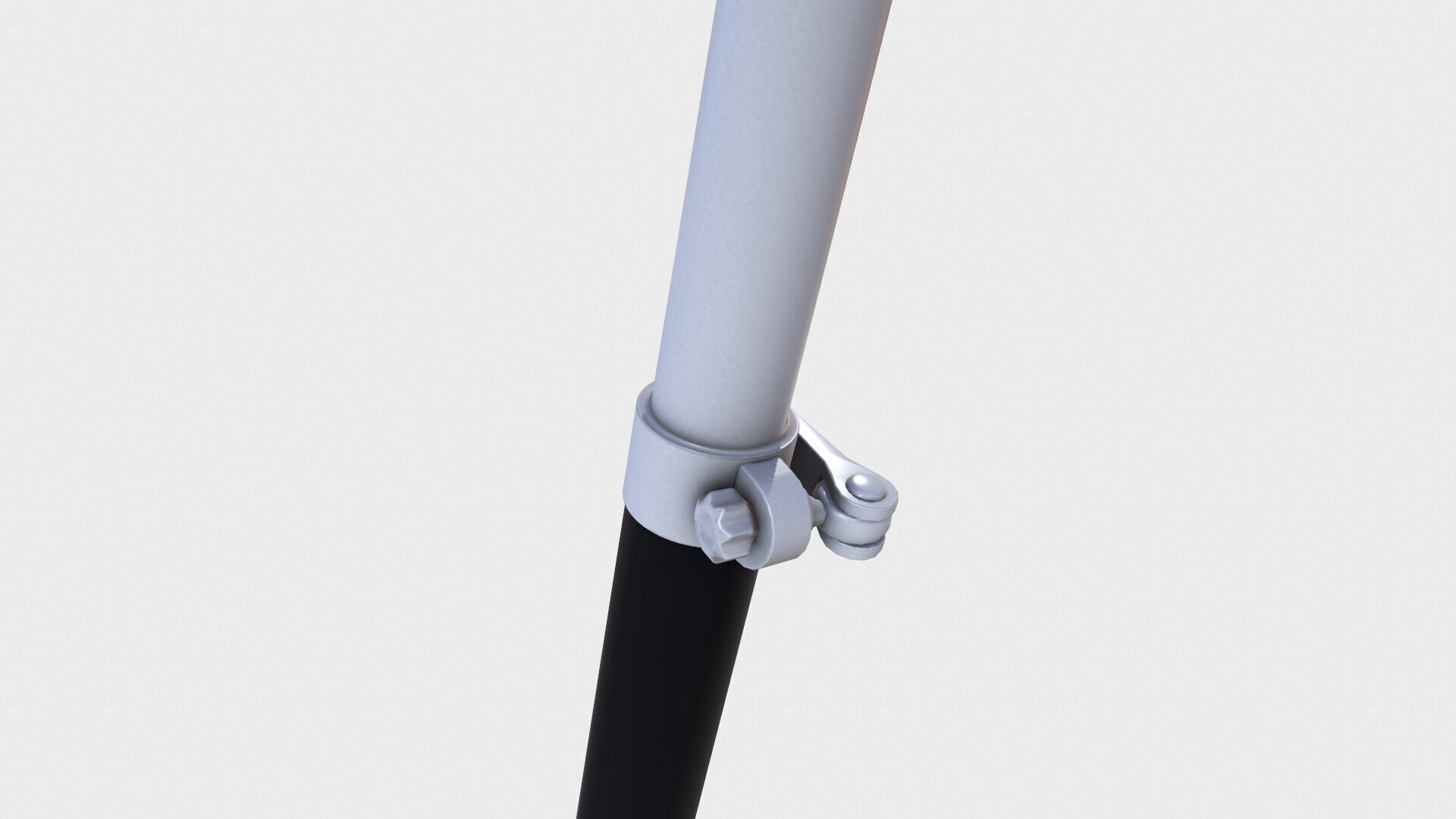 Bicycle Seat Low-poly 3D model_5