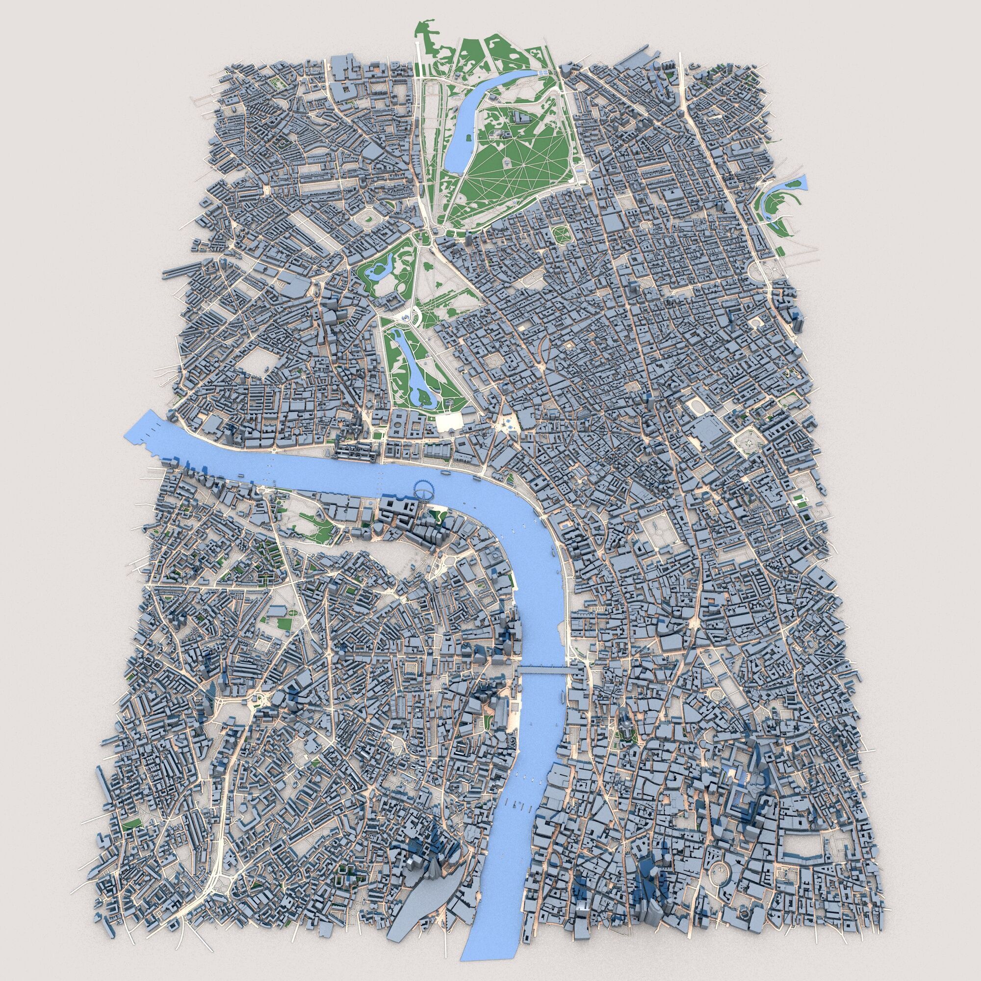 London City United Kingdom 3D model_1