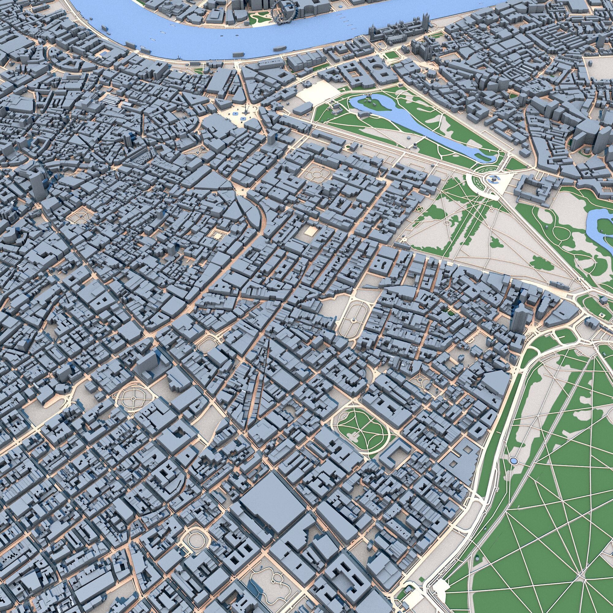 London City United Kingdom 3D model_6