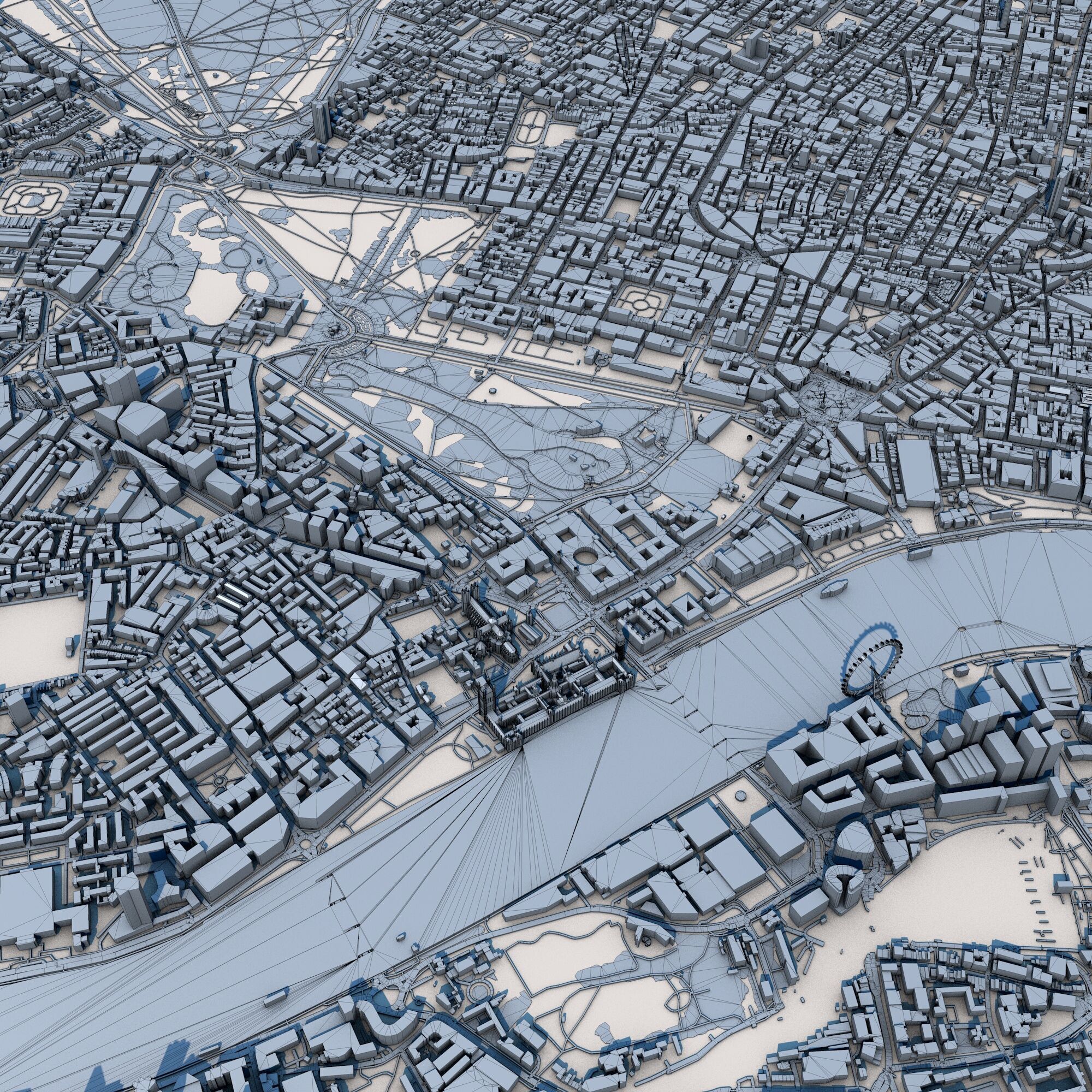 London City United Kingdom 3D model_10