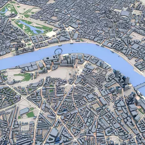 London City United Kingdom 3D model