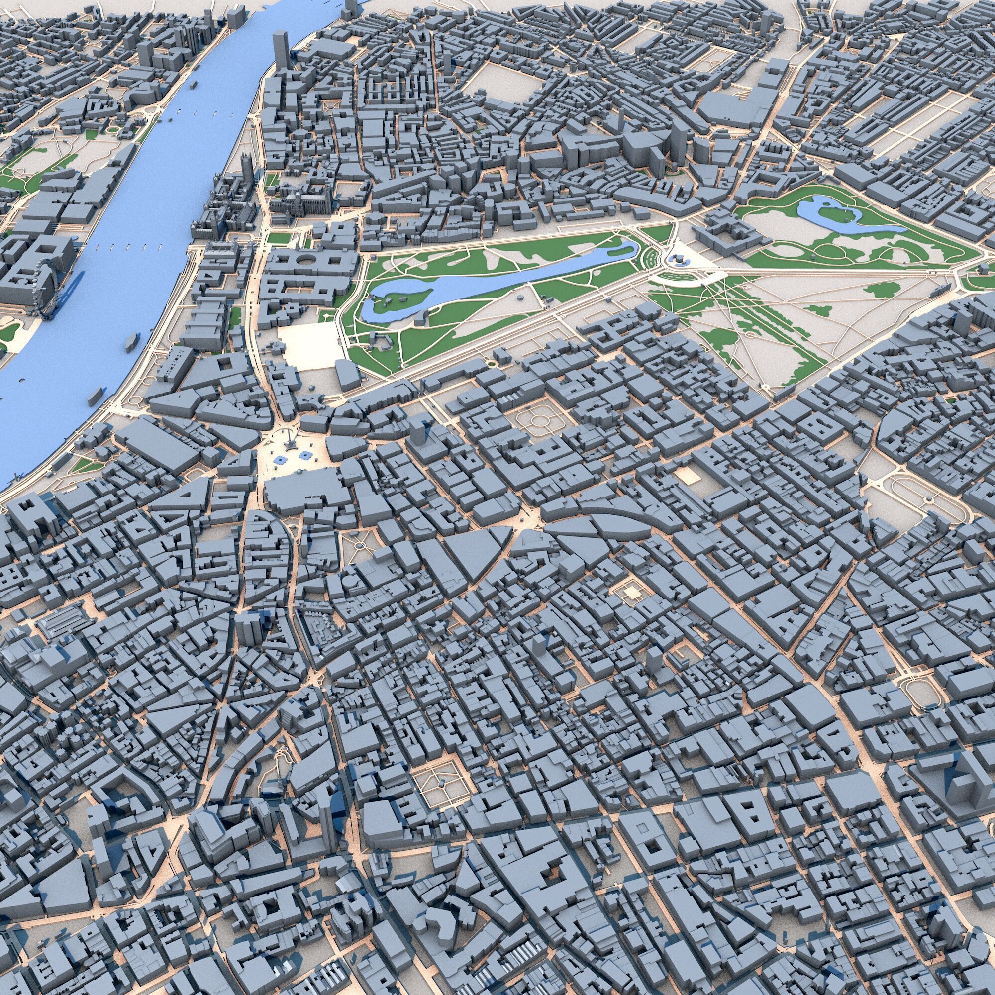 London City United Kingdom 3D model_5