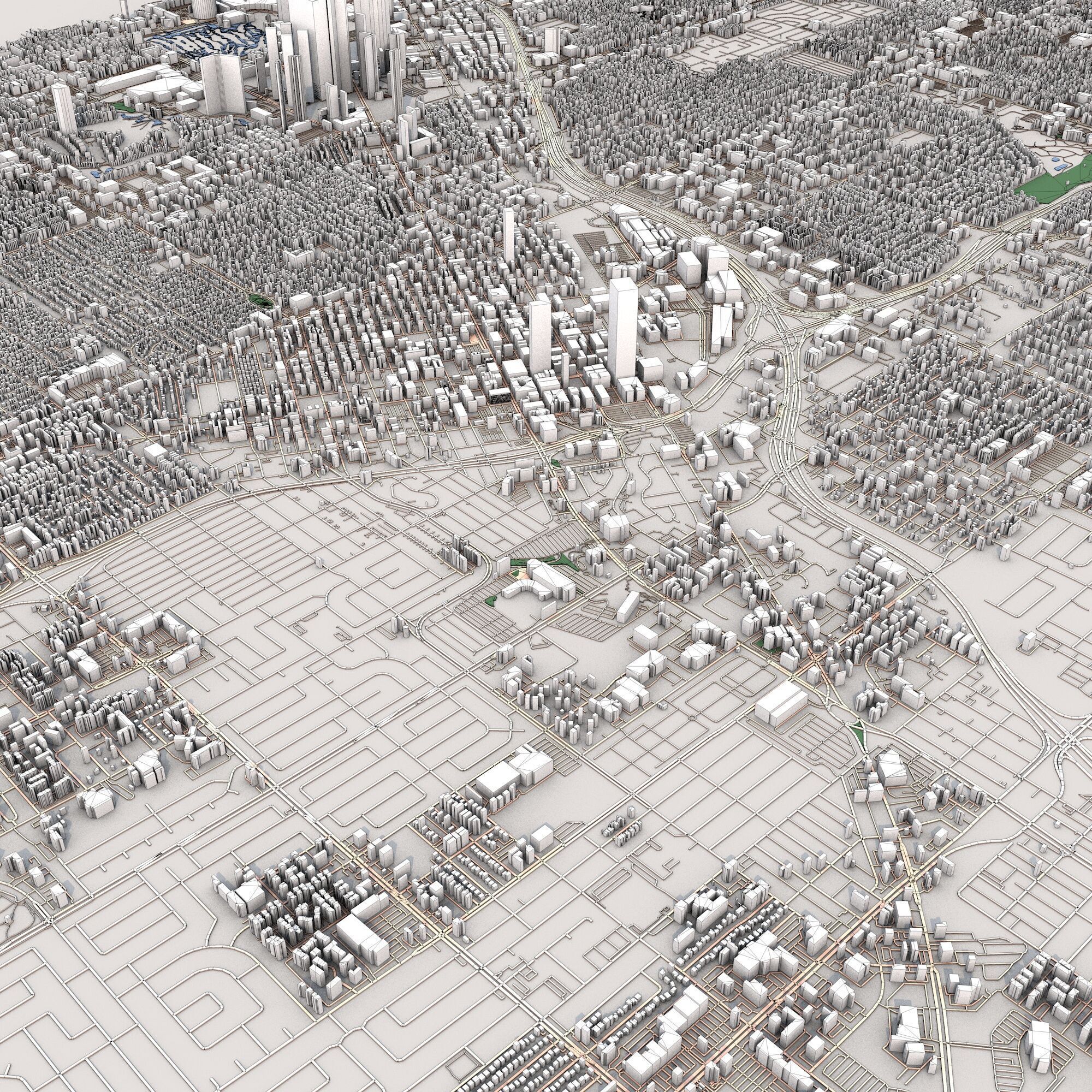 Las Vegas City Nevada USA 3D model_9