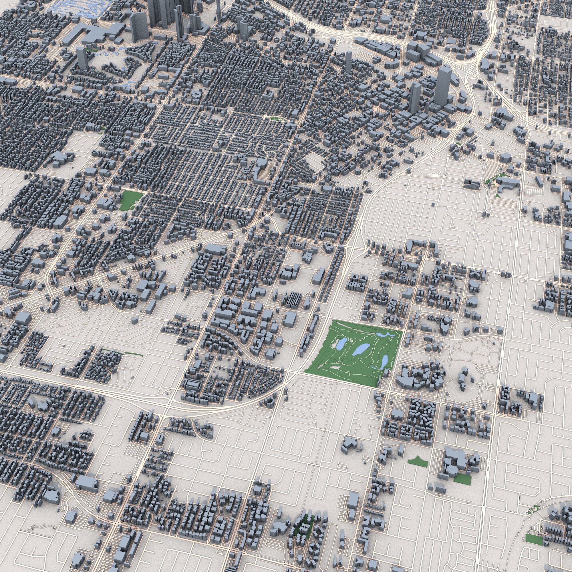 Las Vegas City Nevada USA 3D model_2