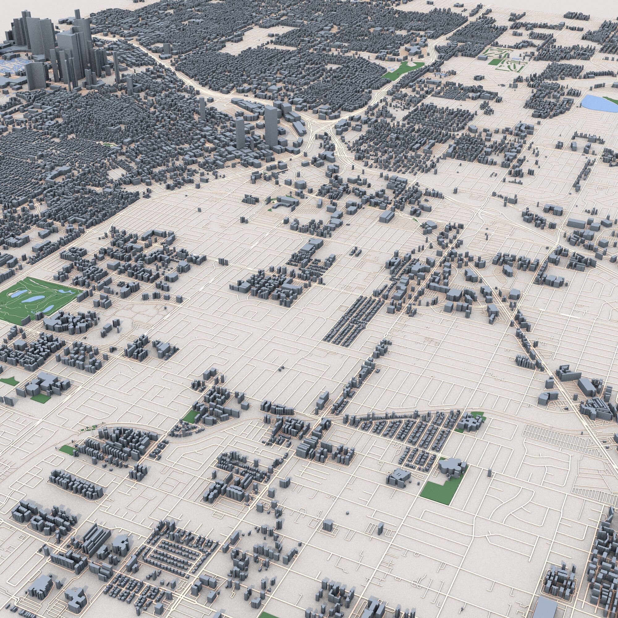 Las Vegas City Nevada USA 3D model_3