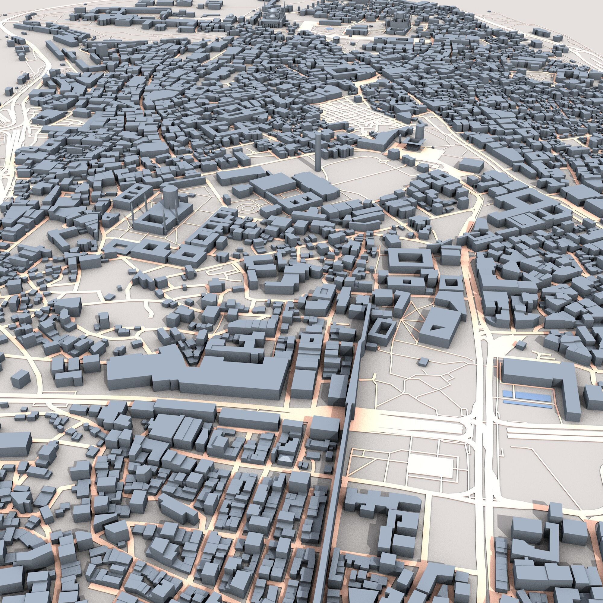 Istanbul City Turkey 3D model_6