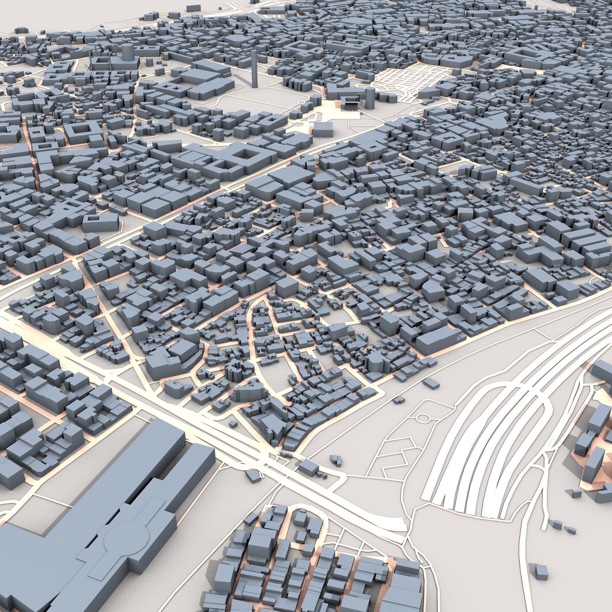 Istanbul City Turkey 3D model_8