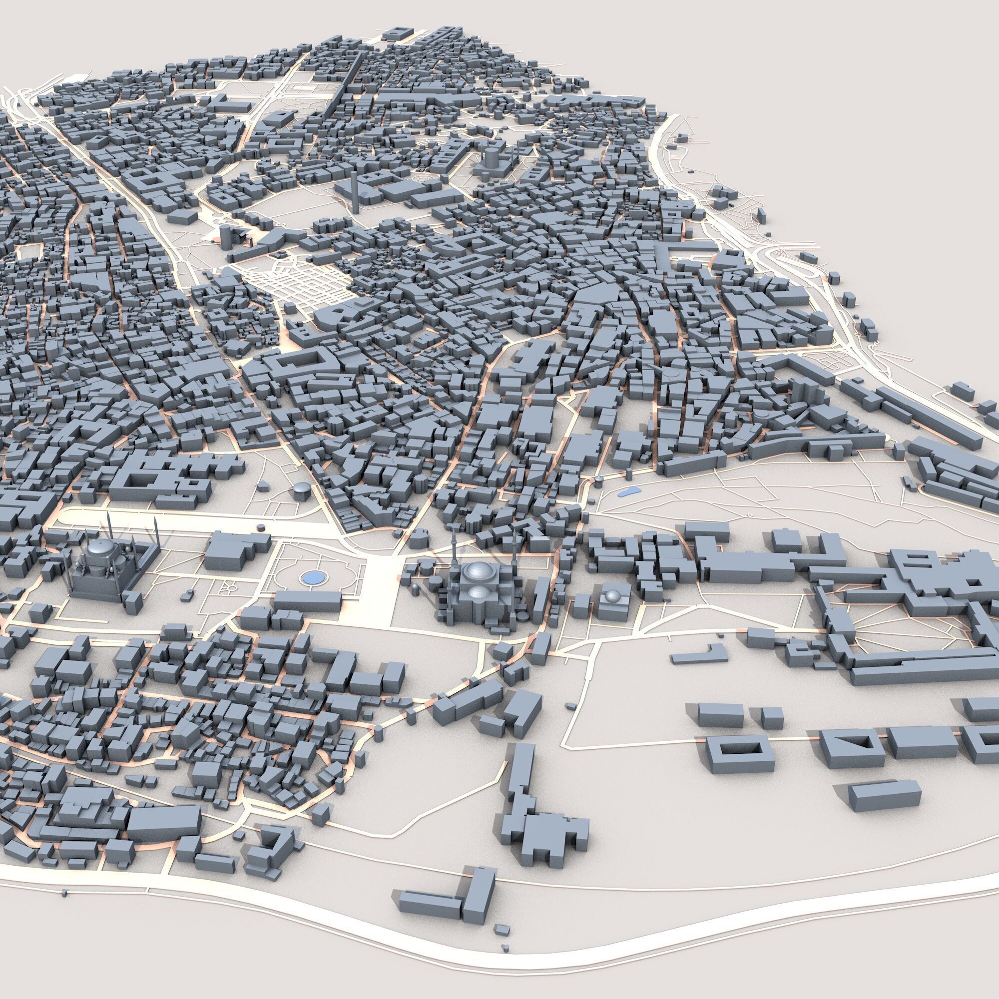 Istanbul City Turkey 3D model_2
