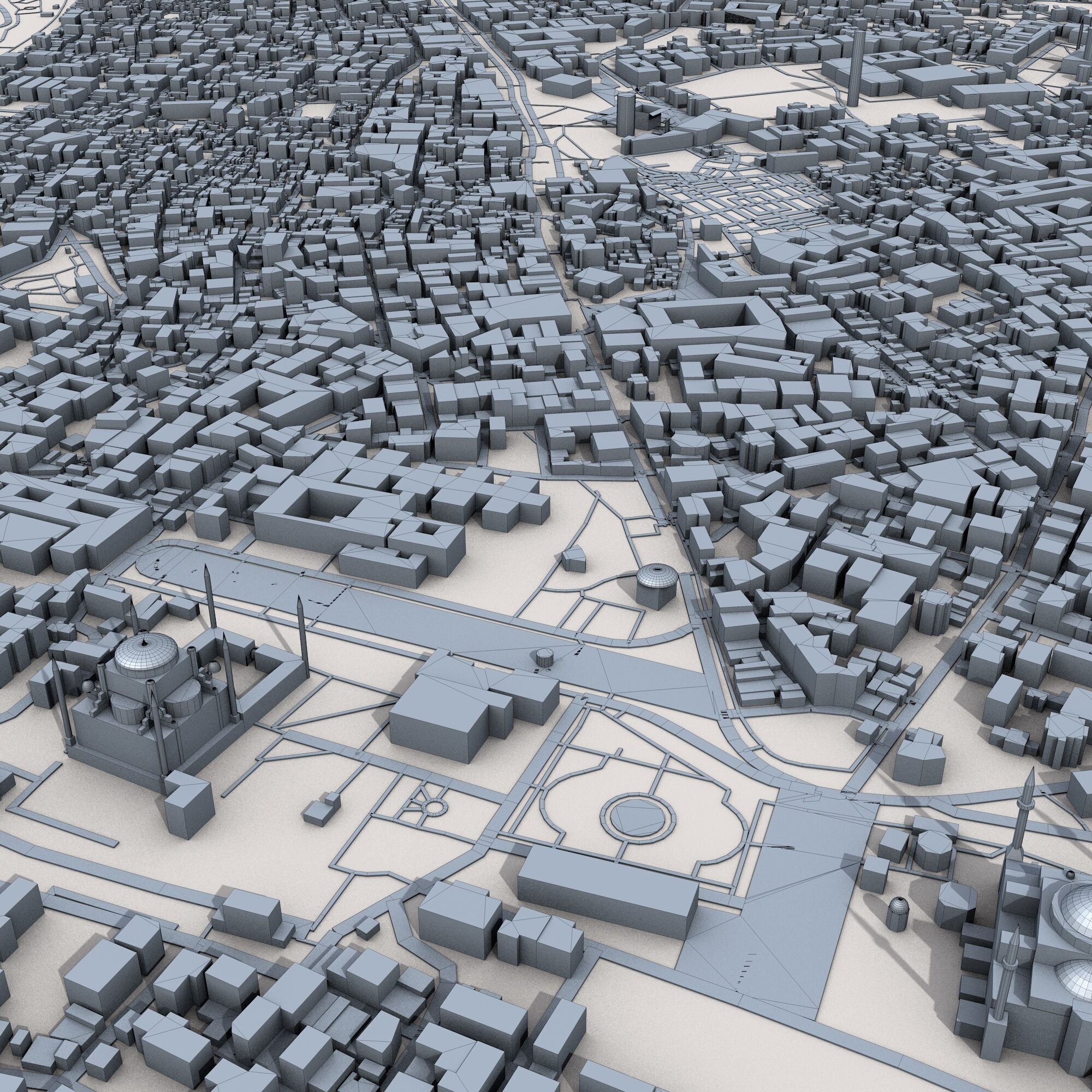 Istanbul City Turkey 3D model_11