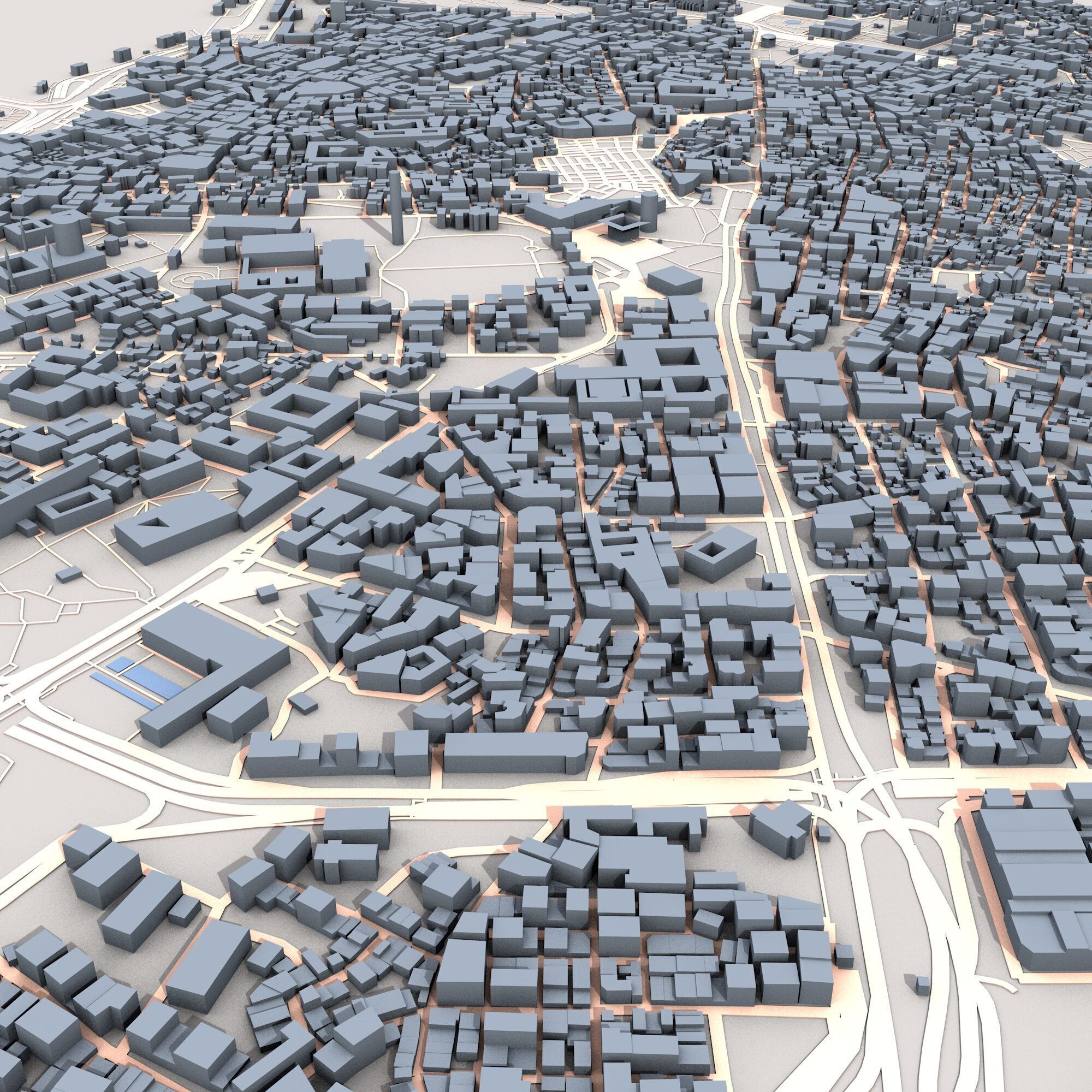 Istanbul City Turkey 3D model_7