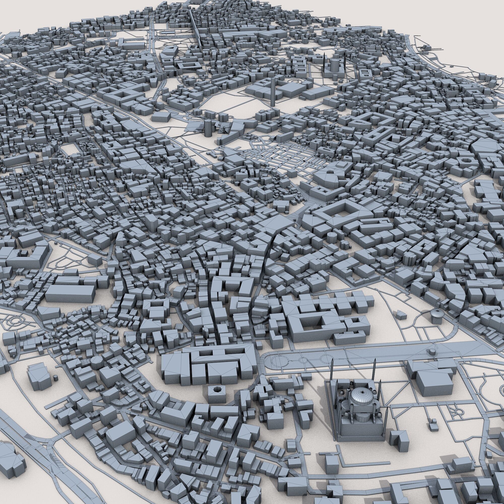 Istanbul City Turkey 3D model_10