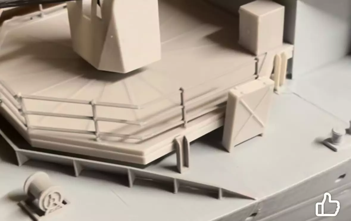 Railings for Castle Class Frigate Free 3D print model