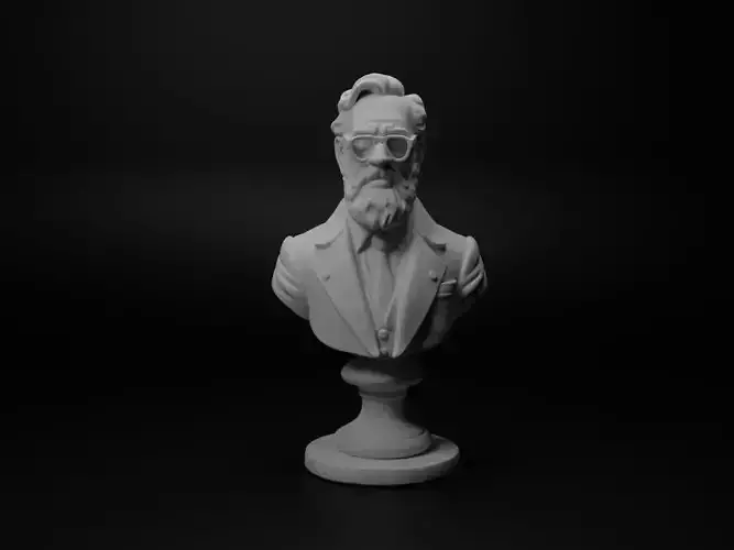 Inventor Bust Chess