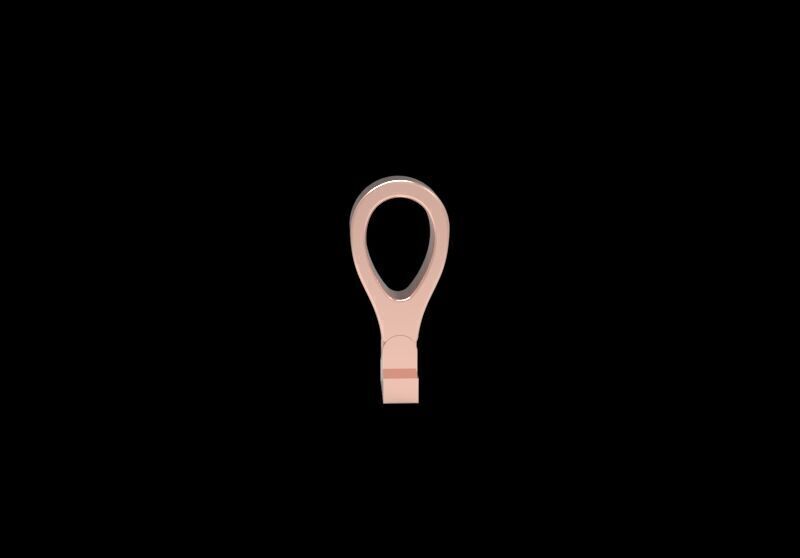 Articulated Bail for Pendant 3D print model_7