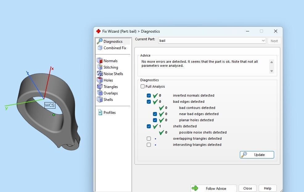 Articulated Bail for Pendant 3D print model_13