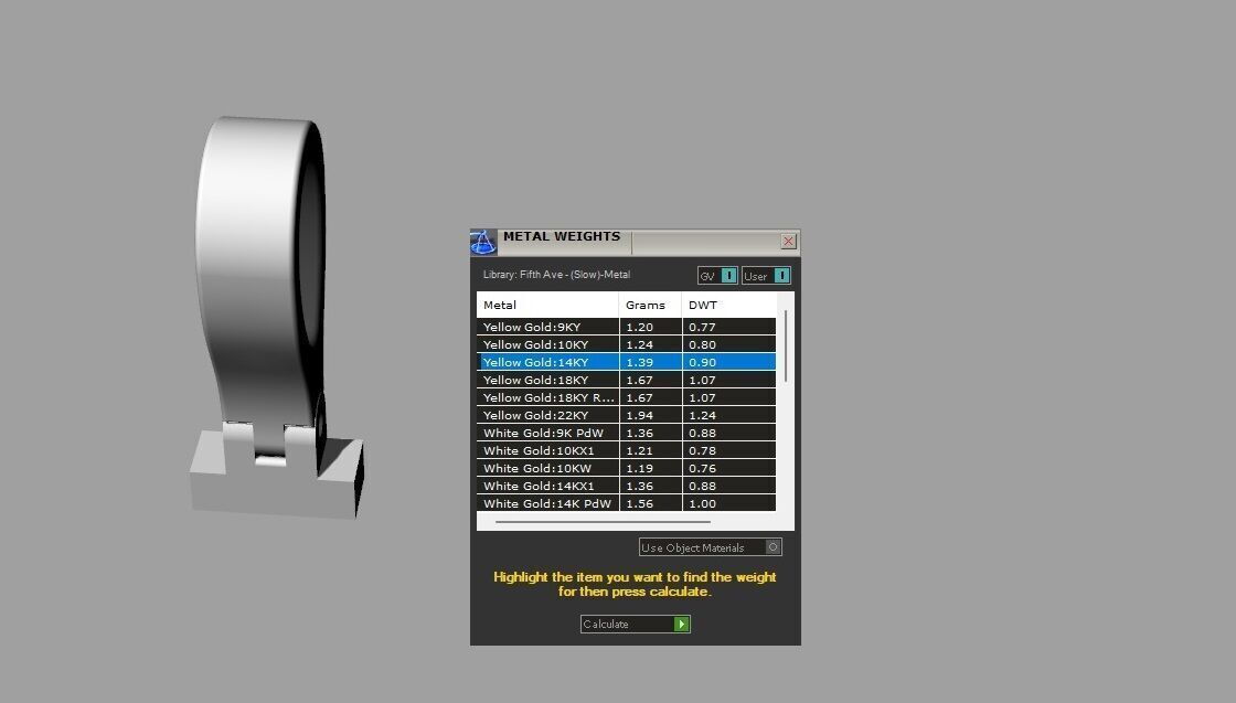 Articulated Bail for Pendant 3D print model_12