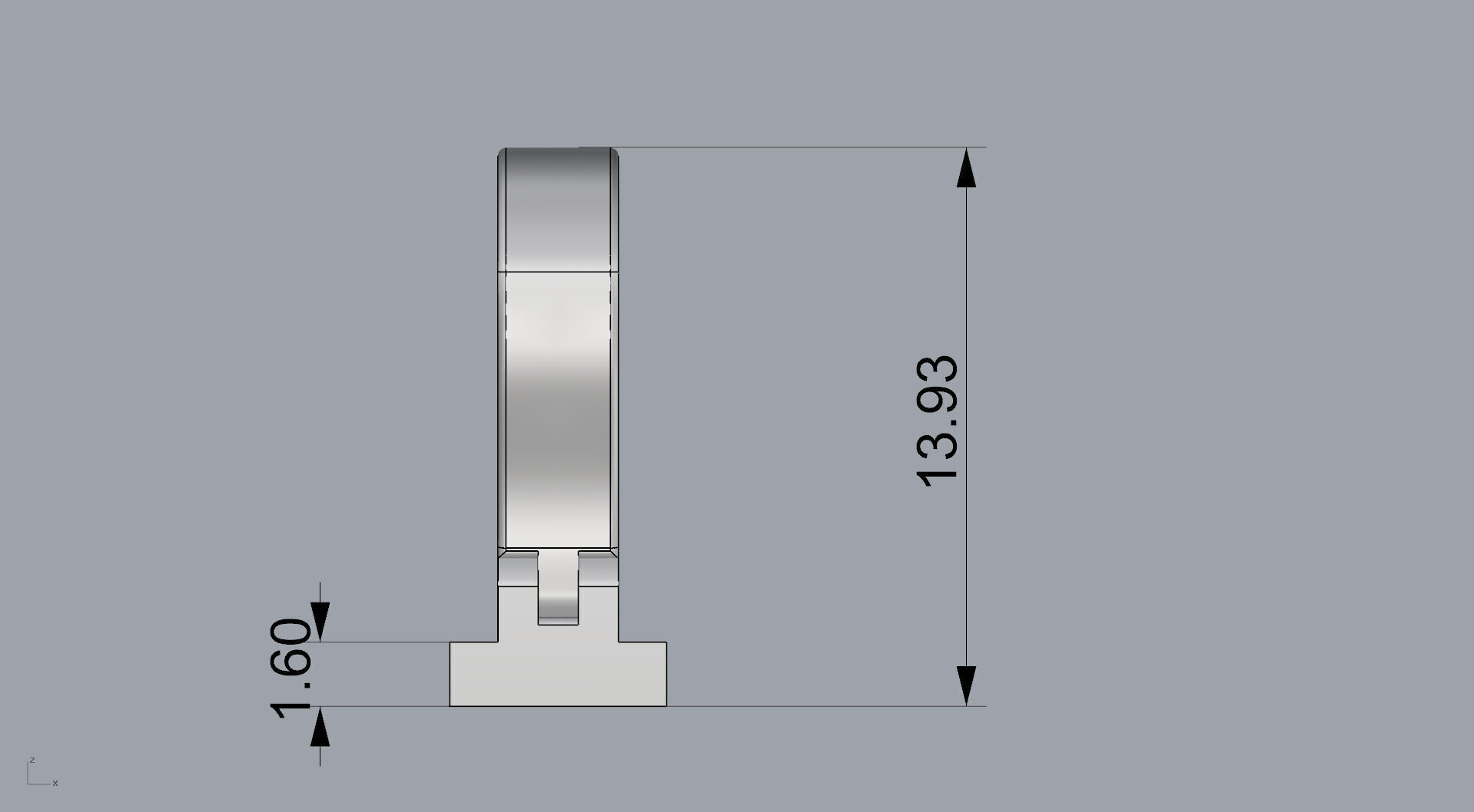 Articulated Bail for Pendant 3D print model_8