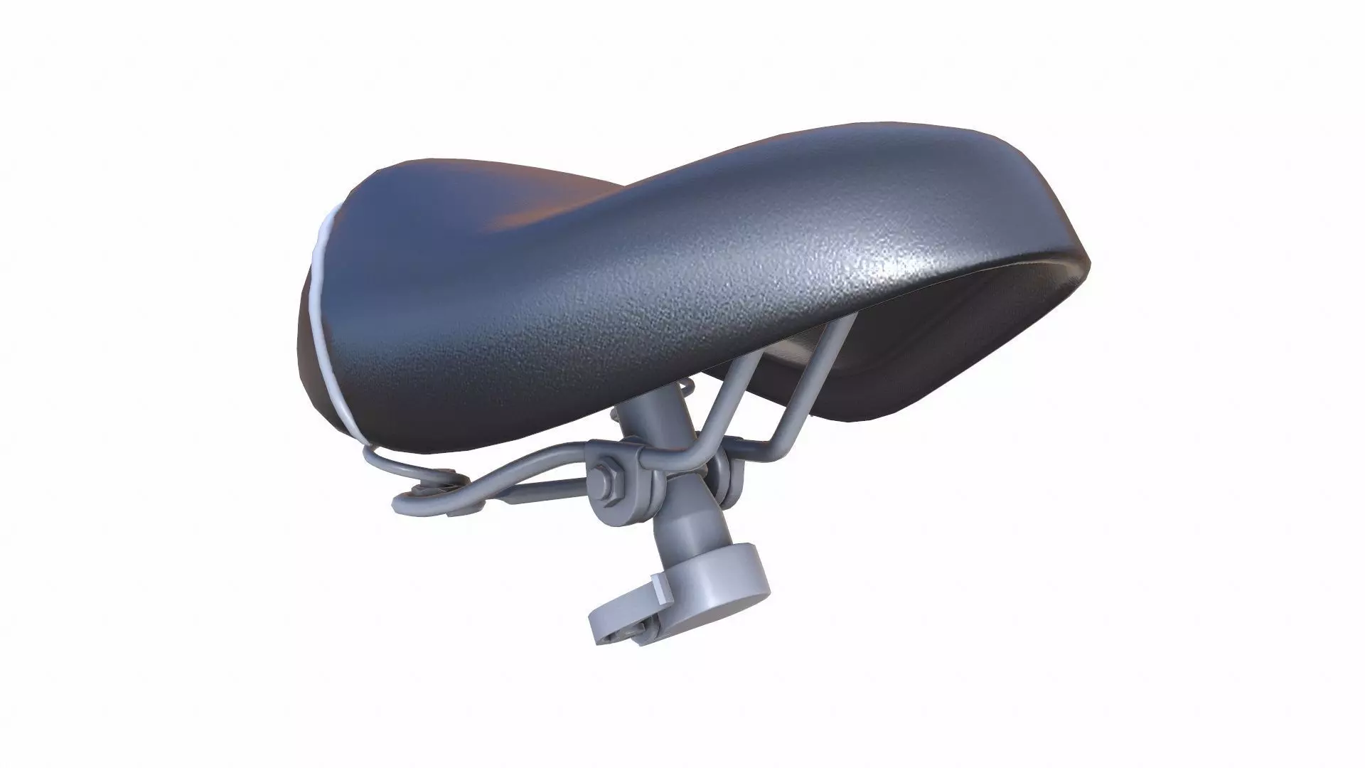 Bicycle Seat Low-poly 3D model