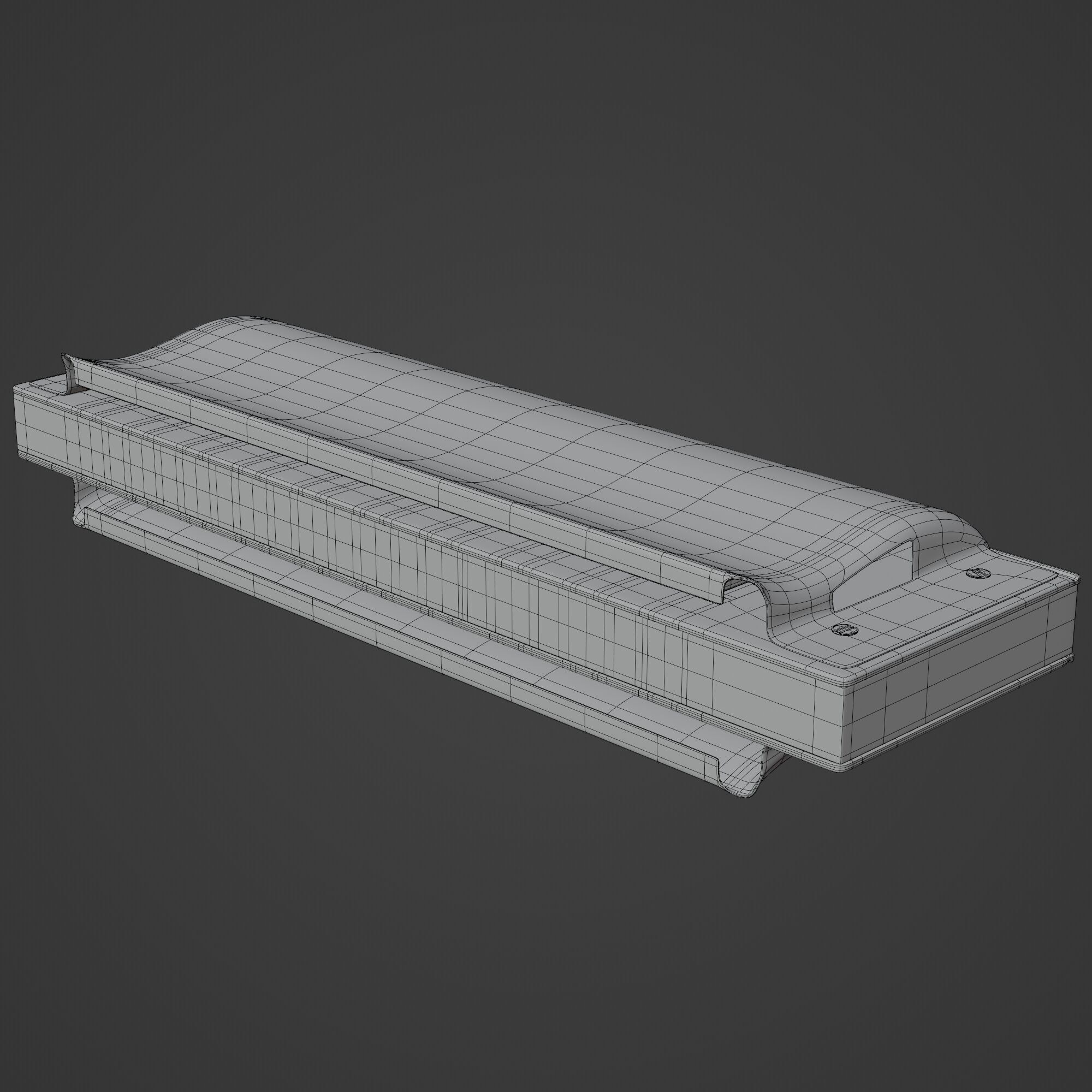 Harmonica 3D model_12