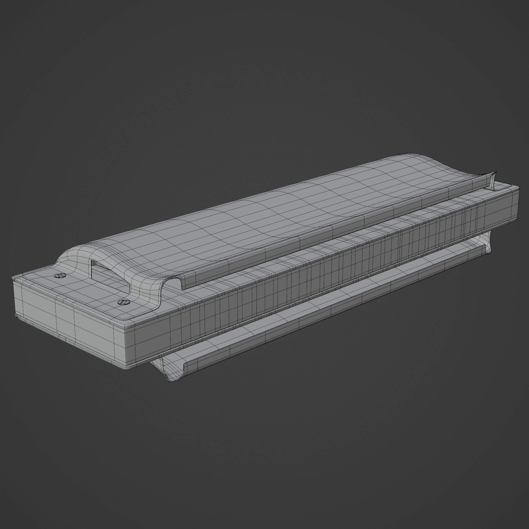 Harmonica 3D model_14