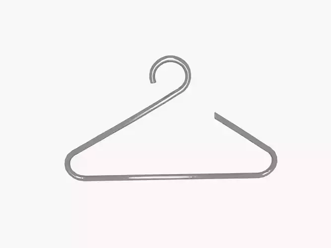 Open-Sided Metal Hanger