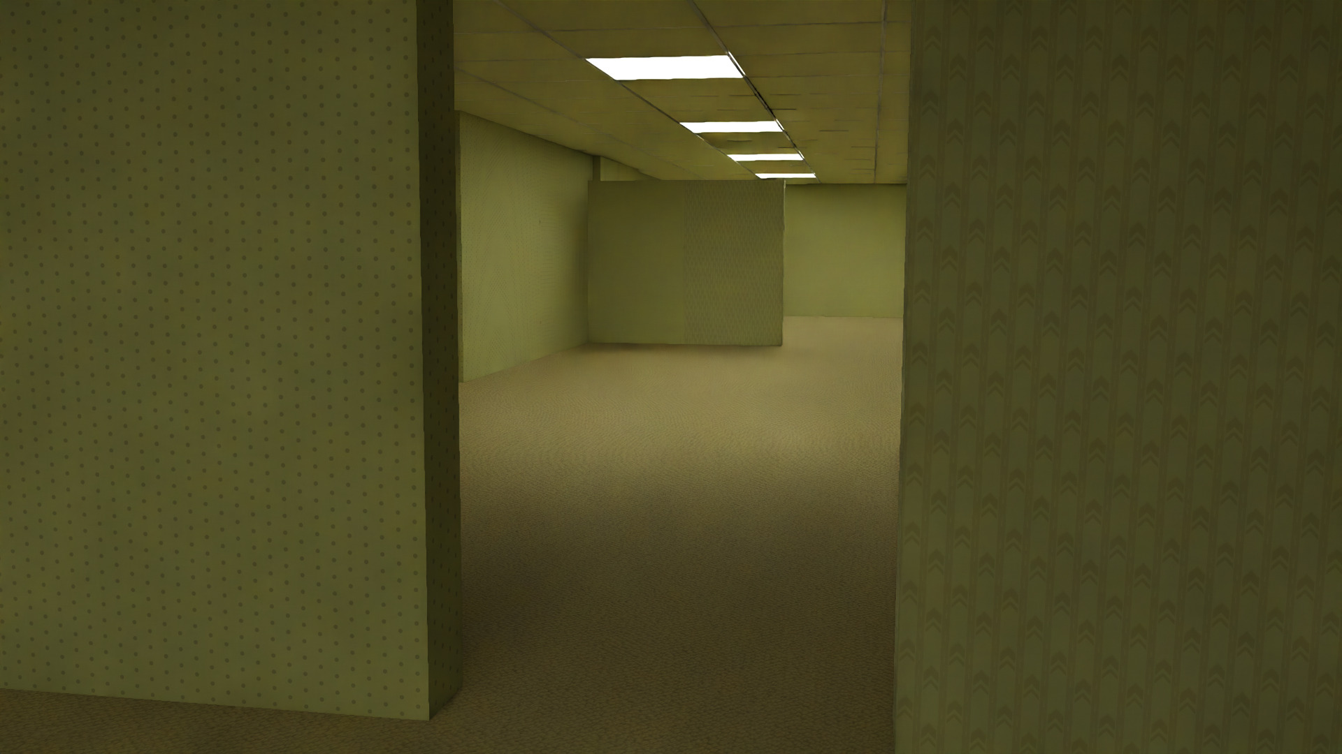 Backrooms Found footage - Kit 3D model_1