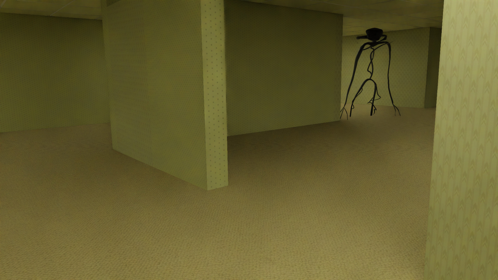Backrooms Found footage - Kit 3D model_3