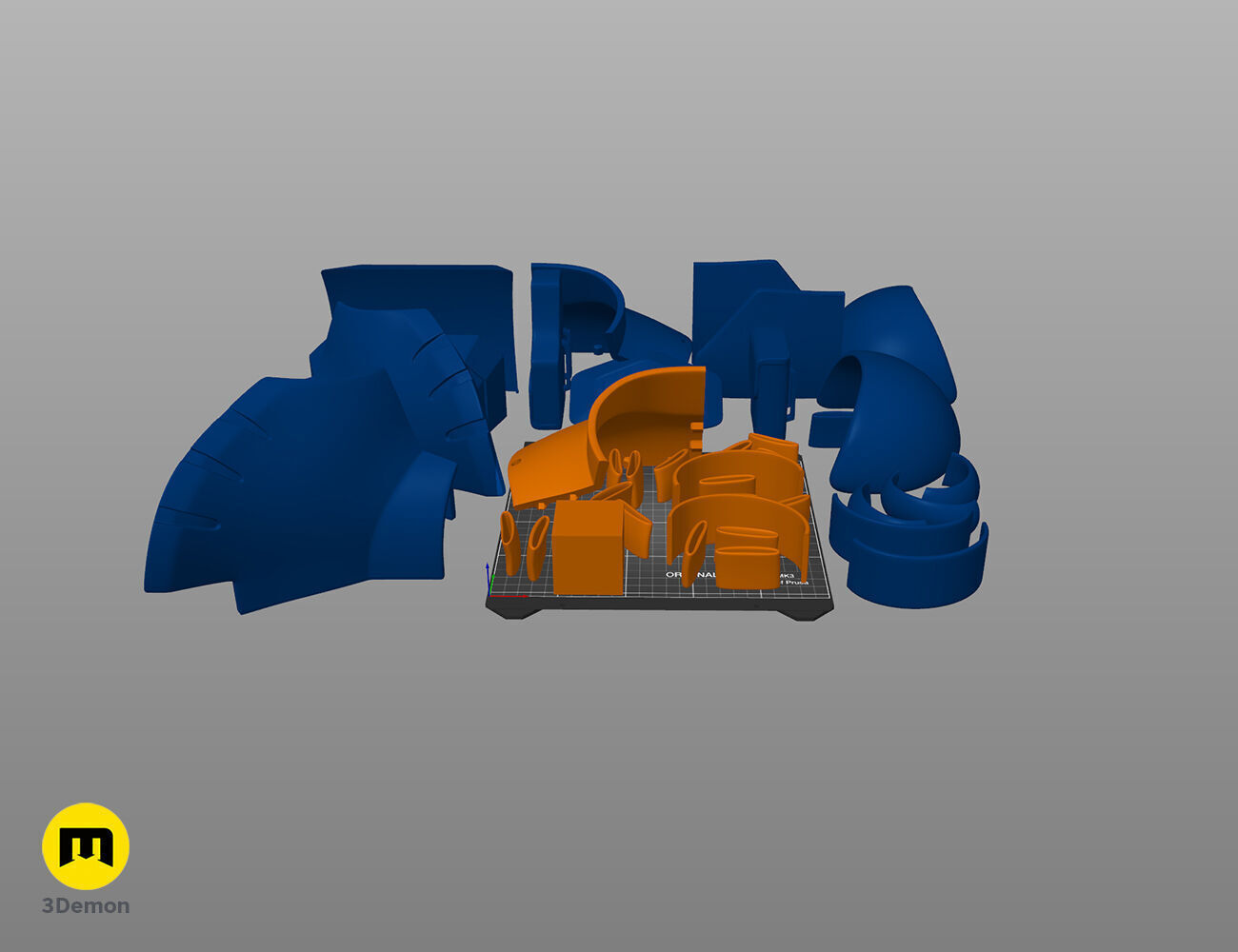 Gundam Aina Armor 3D print model_4