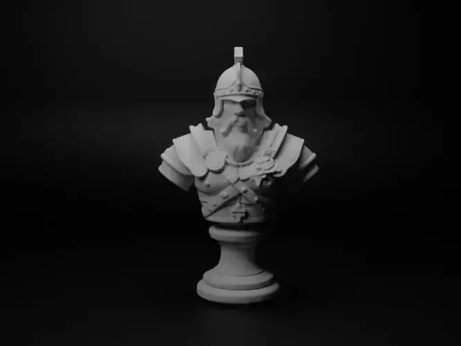 Legendary Warrior Bust Chess