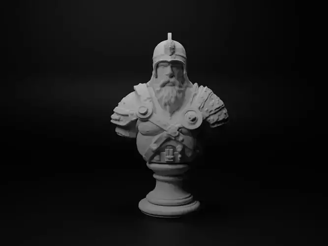 Legendary Warrior Bust Chess