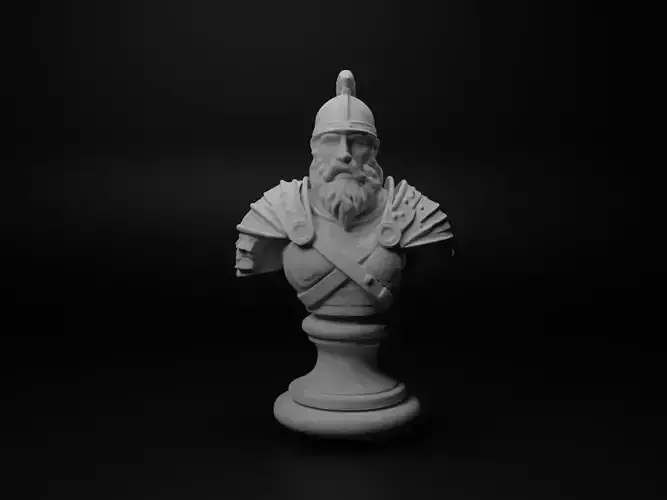 Legendary Warrior Bust Chess