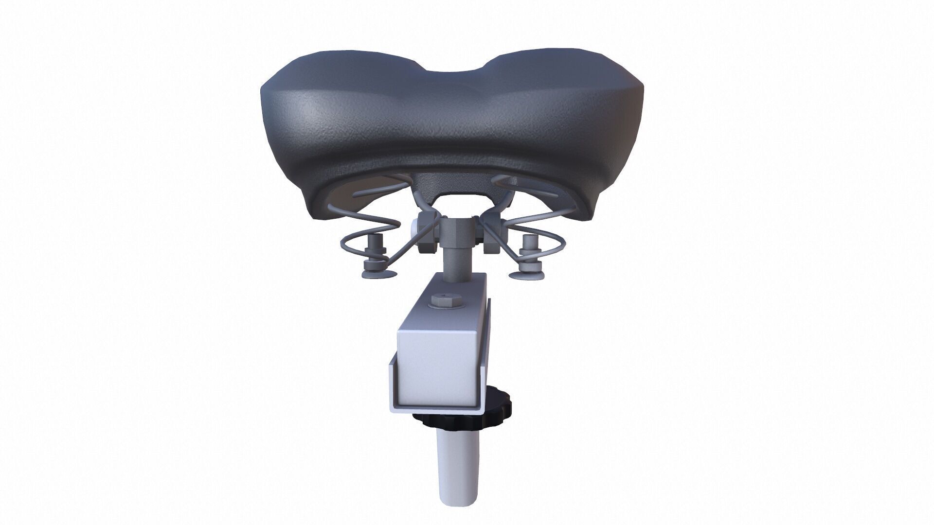 Bicycle Seat Low-poly 3D model_3
