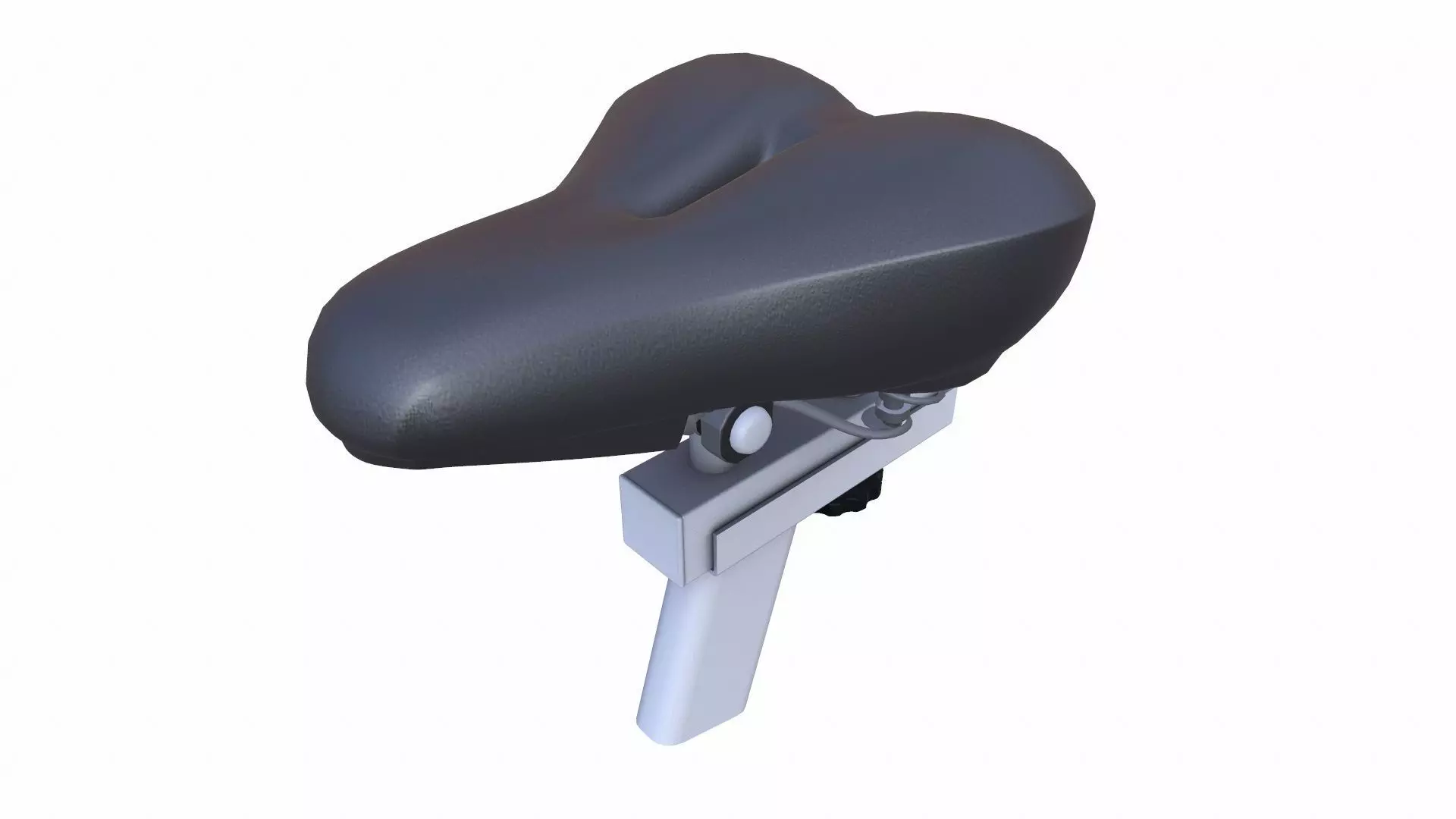 Bicycle Seat Low-poly 3D model_0