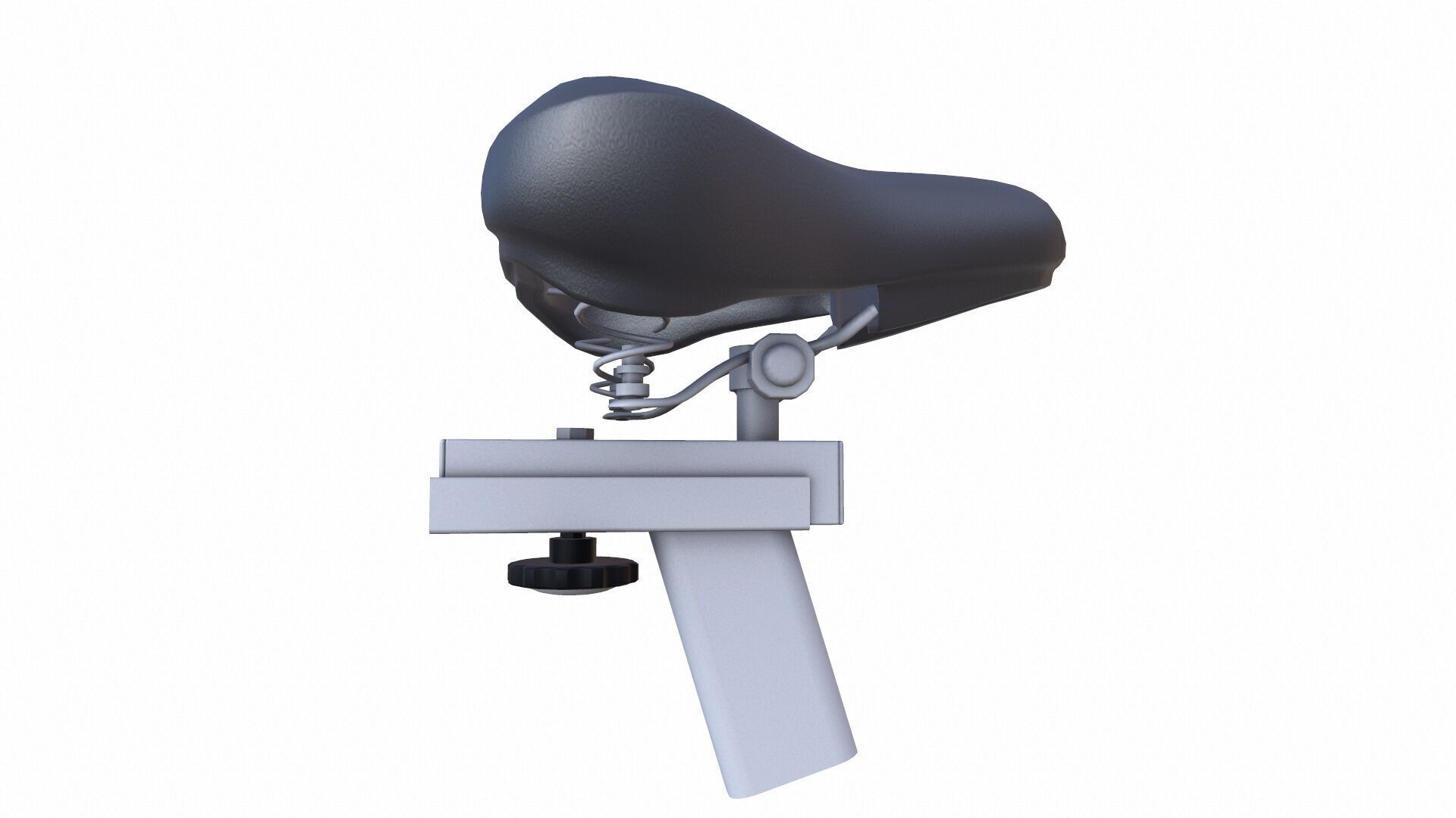Bicycle Seat Low-poly 3D model_5