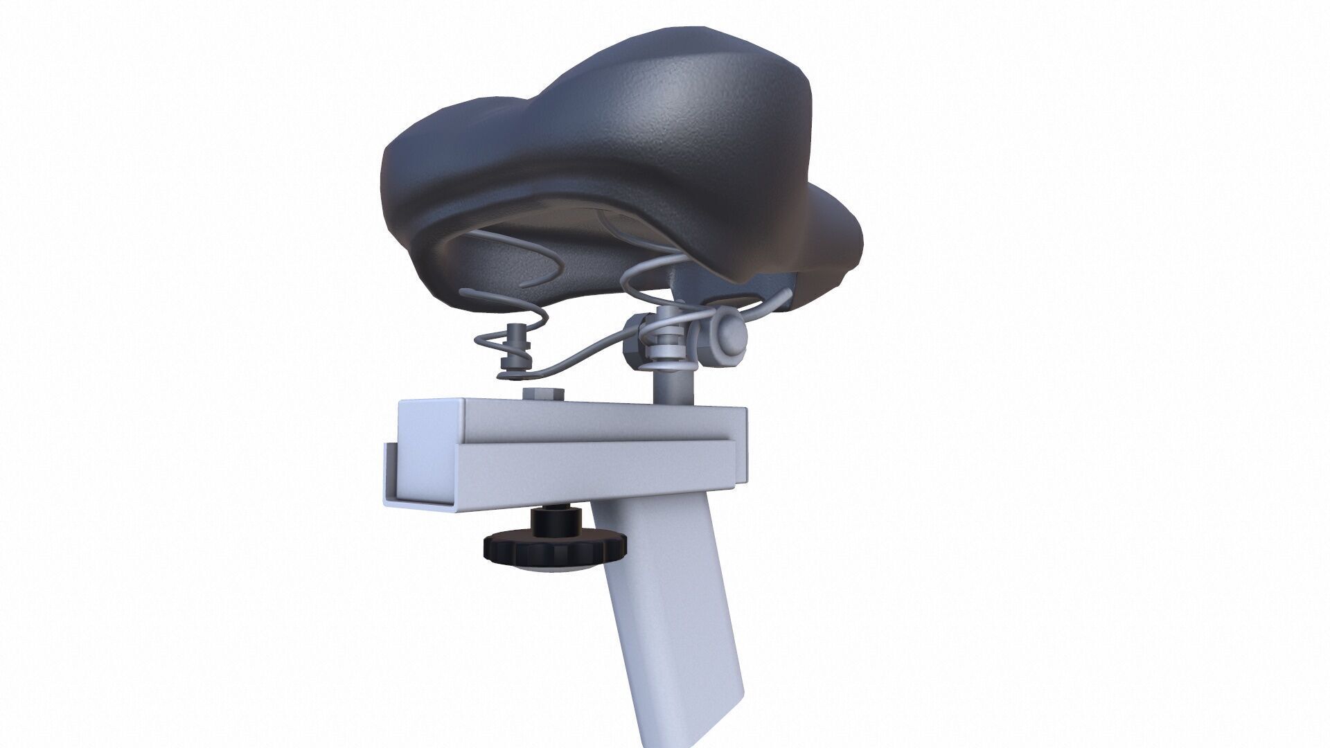 Bicycle Seat Low-poly 3D model_4