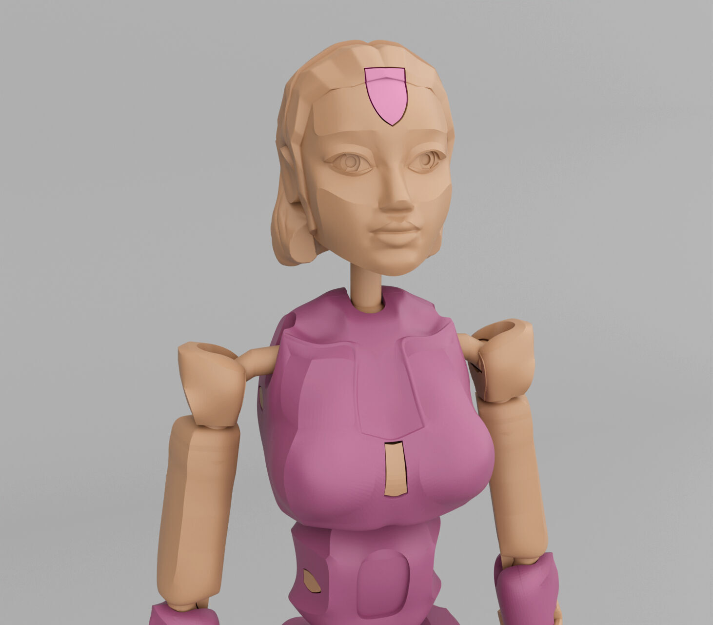 Nexa - Action figure 3D print model_12
