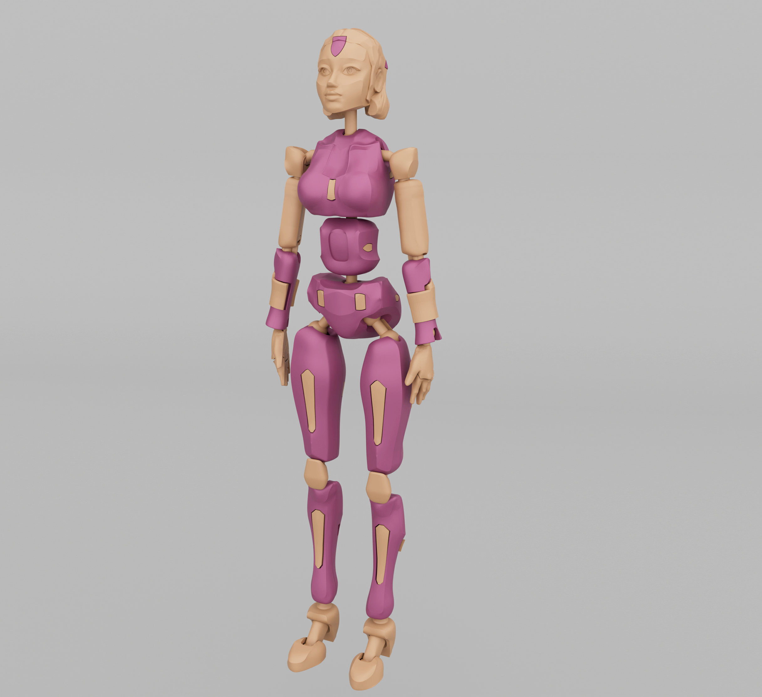 Nexa - Action figure 3D print model_14
