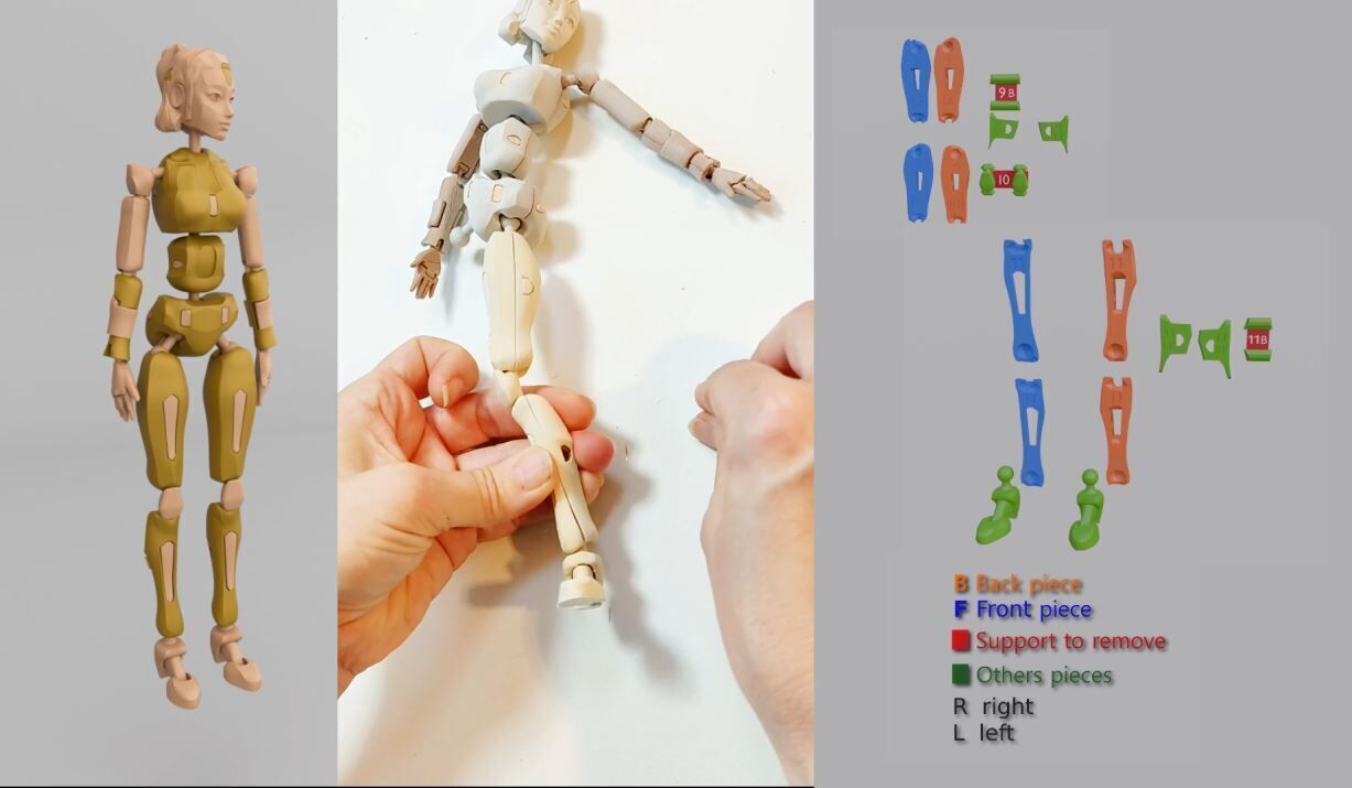 Nexa - Action figure 3D print model_3