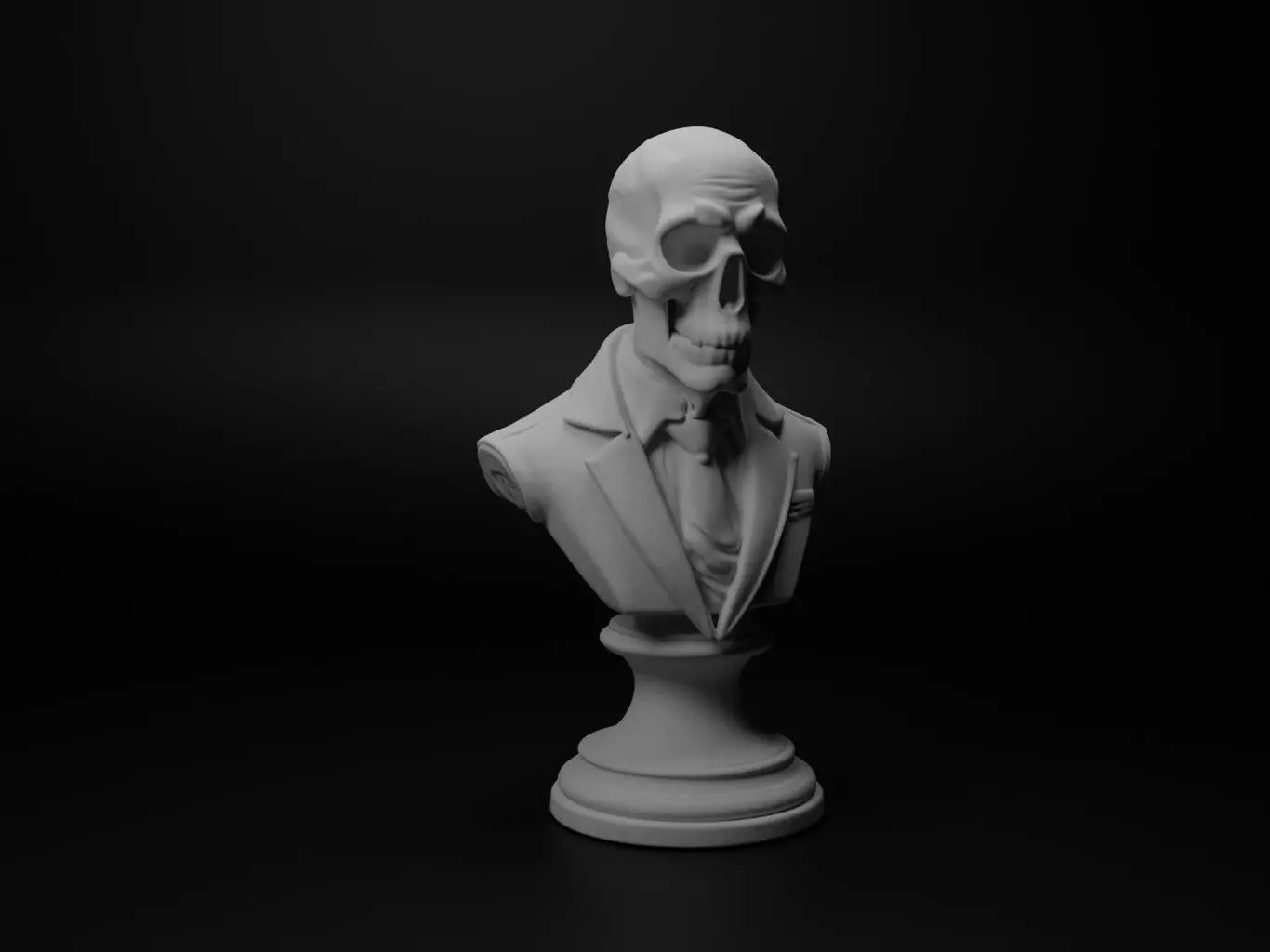 Lost Soul Bust Chess 3D print model_0