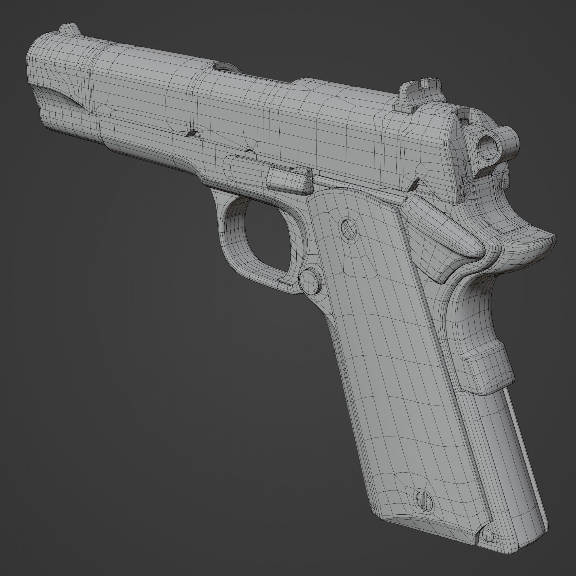Colt 1911 3D model_12