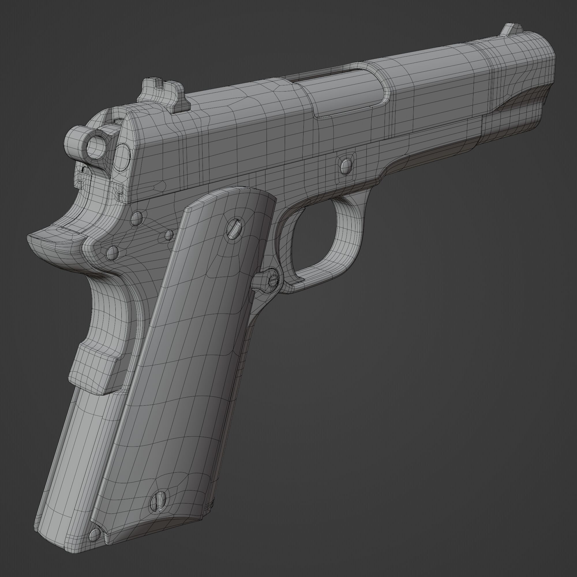 Colt 1911 3D model_10