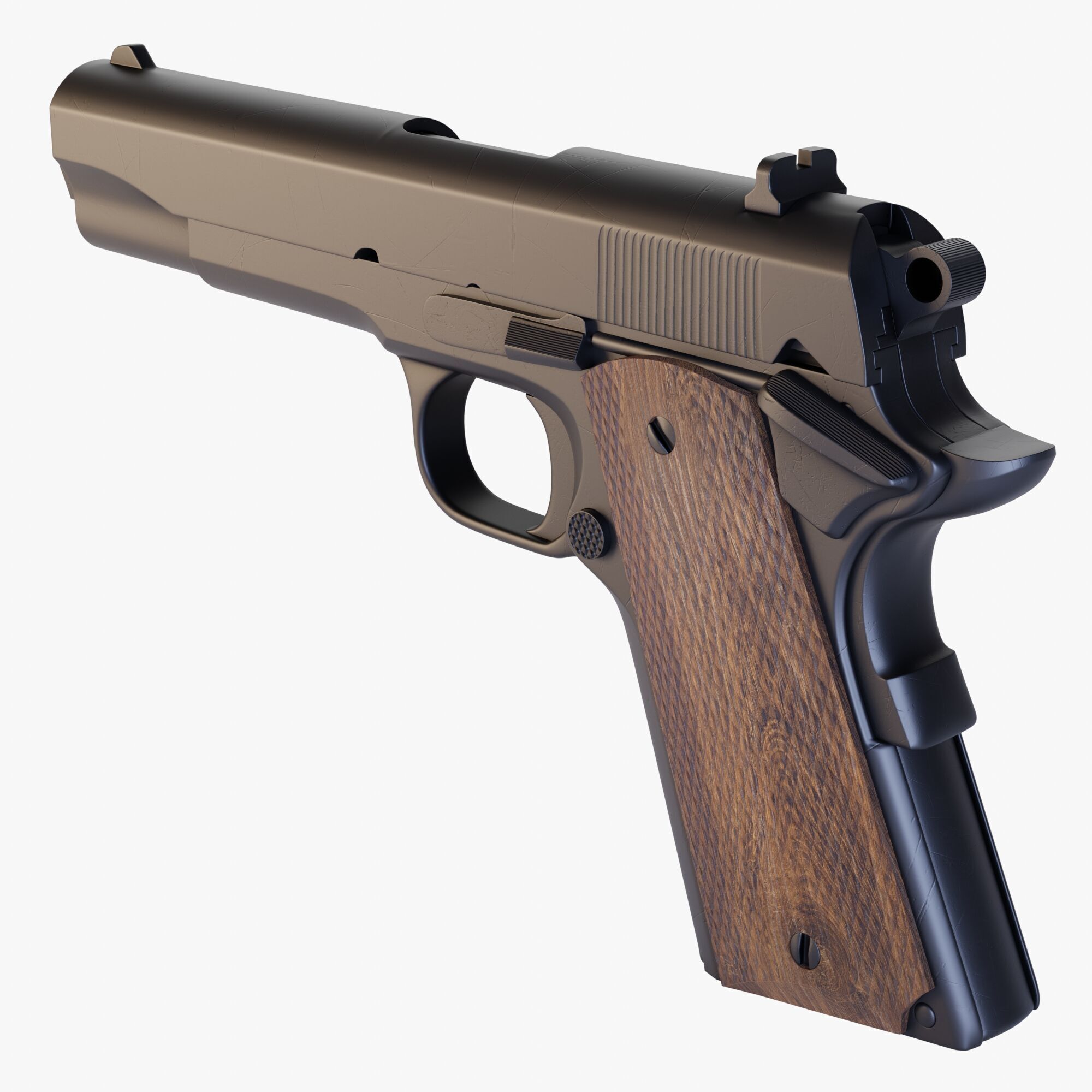 Colt 1911 3D model_4