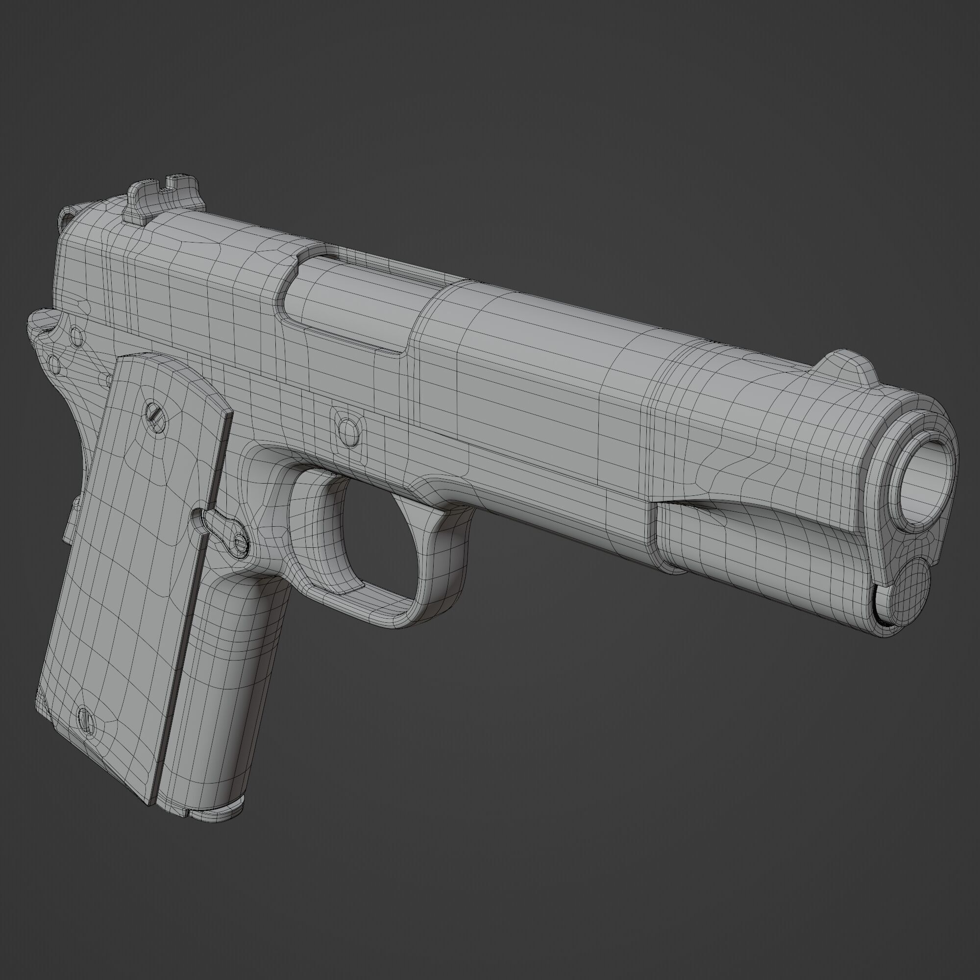 Colt 1911 3D model_8