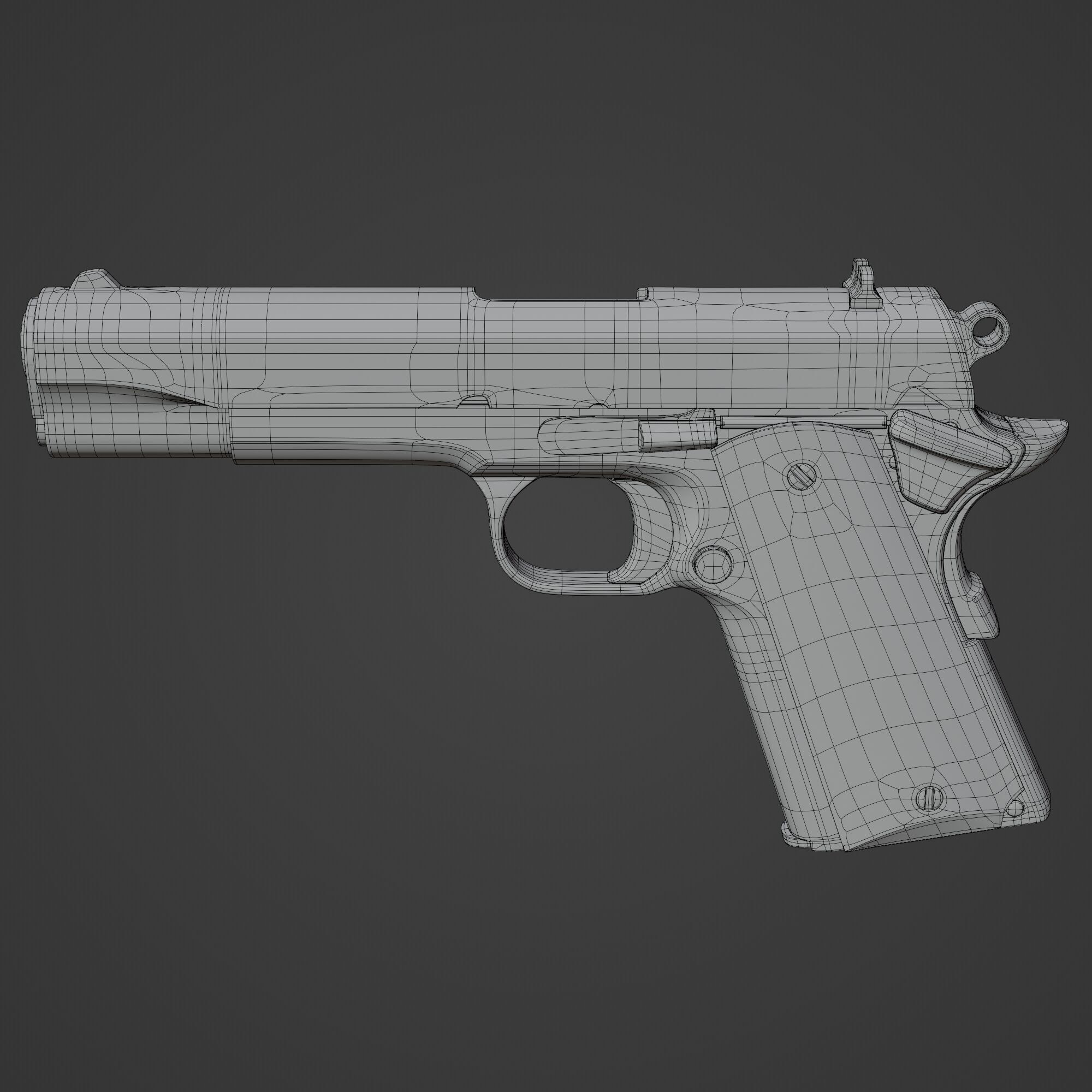 Colt 1911 3D model_13
