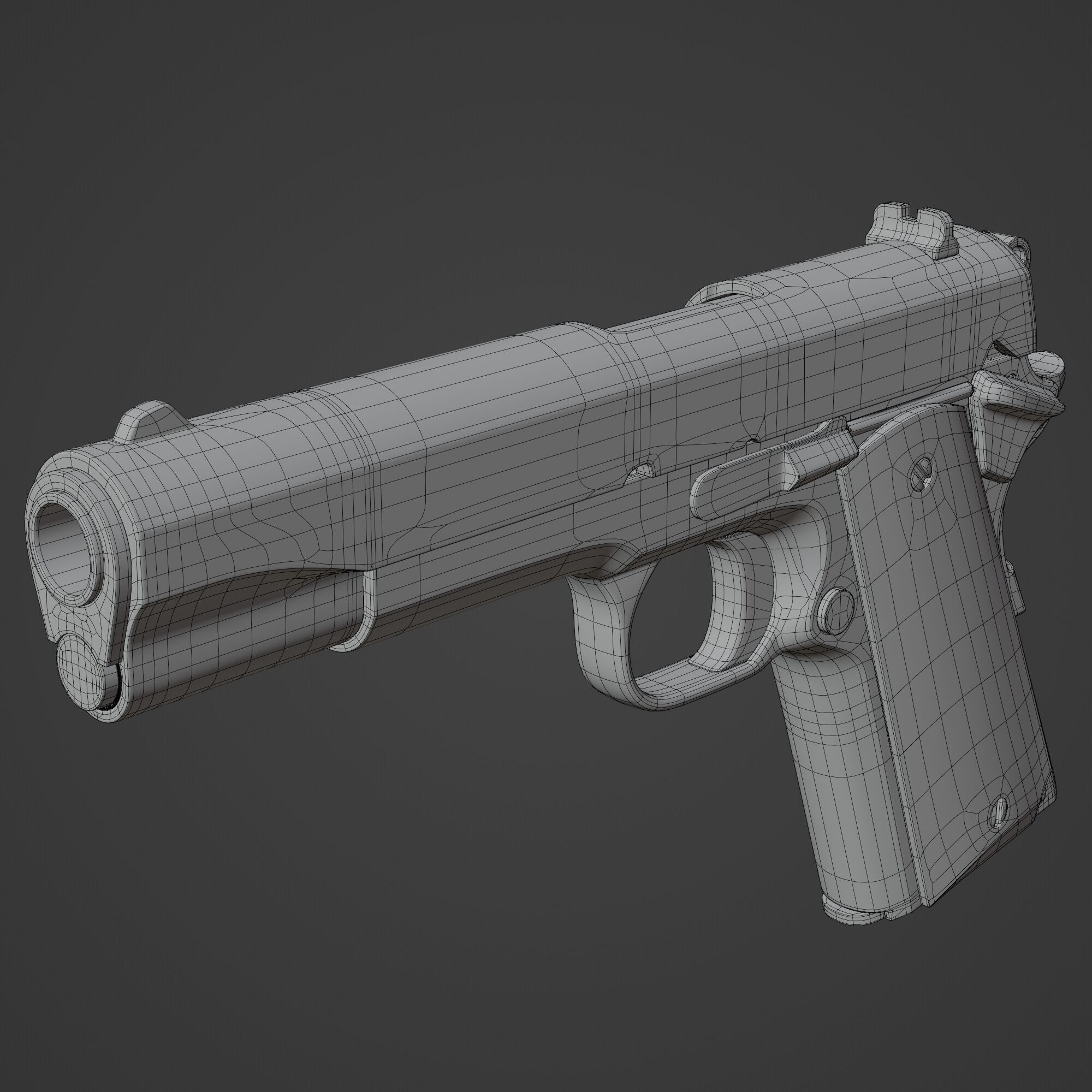 Colt 1911 3D model_14