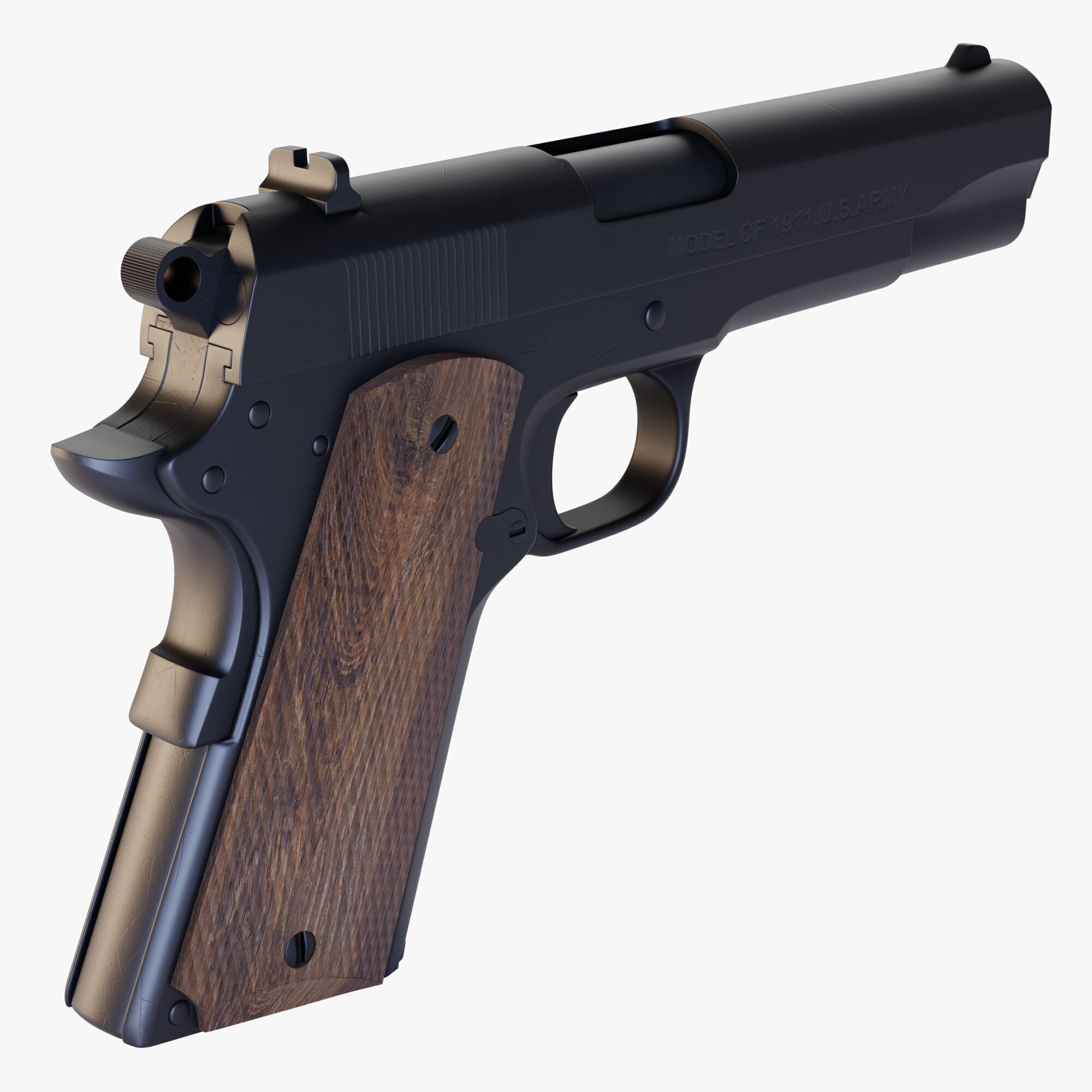 Colt 1911 3D model_2